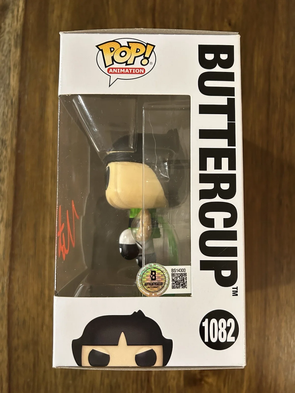 Natalie Palamides — Natalie Palamides 'Power Puff Girls' Signed Funko Pop 'Buttercup' Beckett, изображение 2