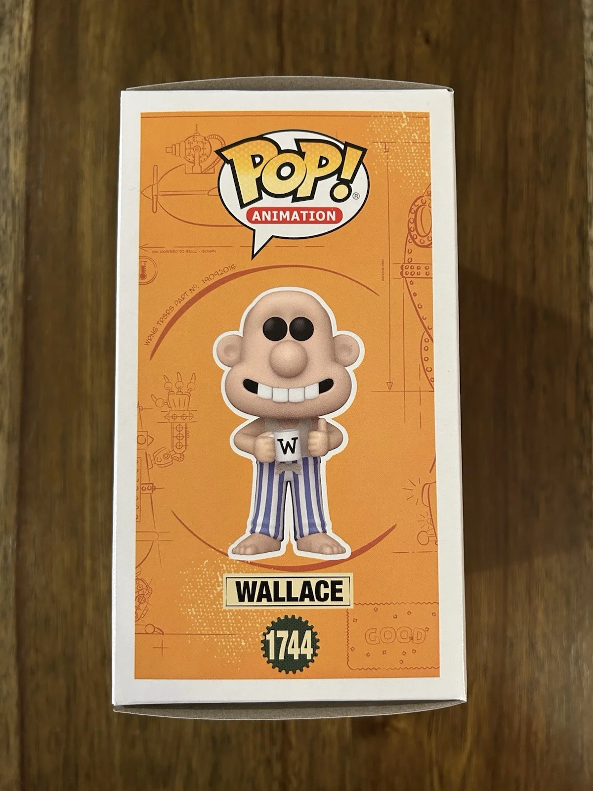 Merlin Crossingham ‘Wallace & Gromit’ Signed ‘Wallace’ Funko Pop Beckett, изображение 4