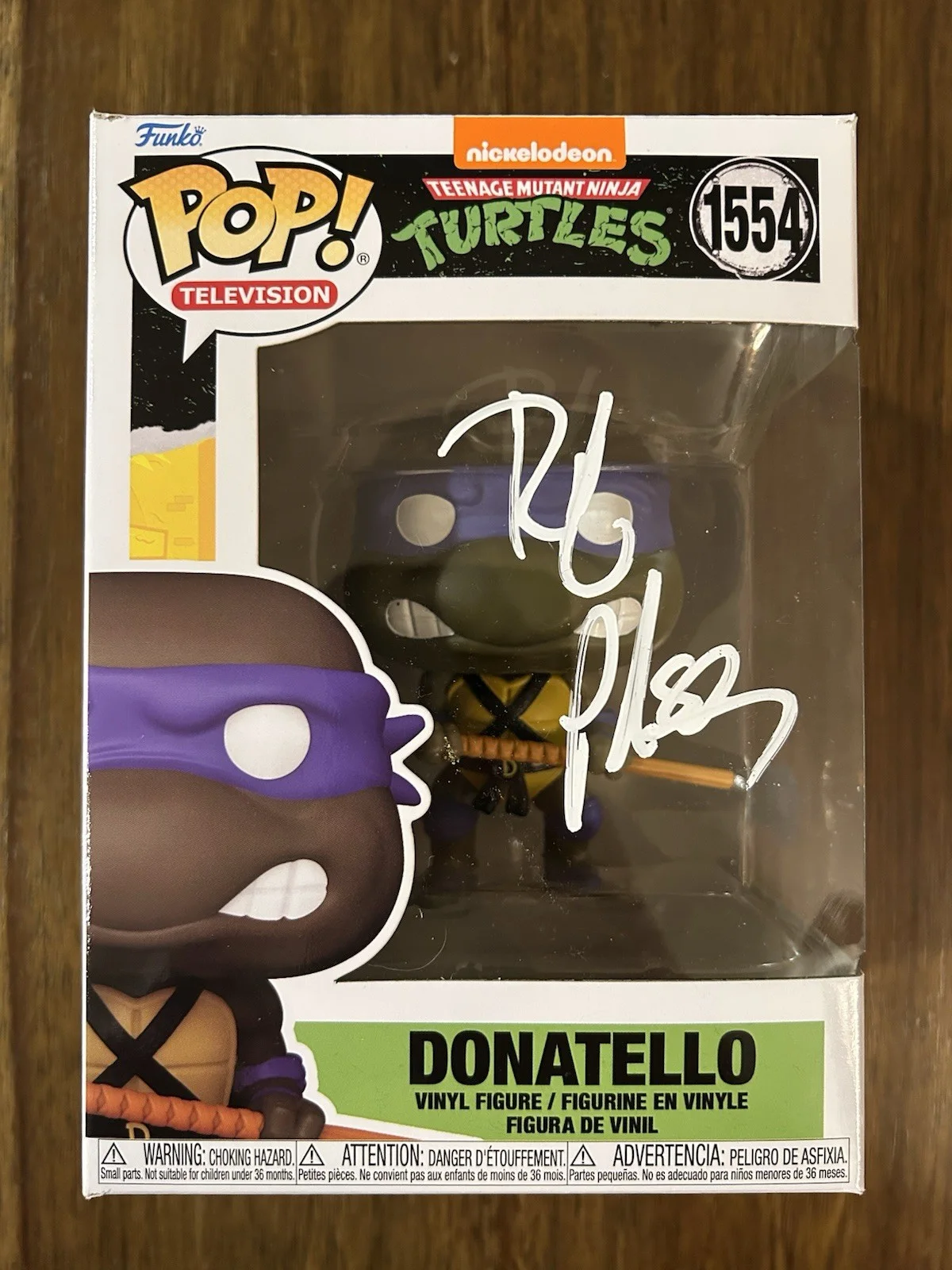 Rob Paulsen — Rob Paulsen ‘Teenage Mutant Ninja Turtles’ Signed ‘Donatello’ Funko Pop Beckett