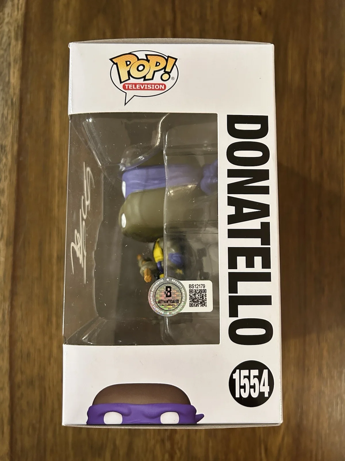 Rob Paulsen — Rob Paulsen ‘Teenage Mutant Ninja Turtles’ Signed ‘Donatello’ Funko Pop Beckett, изображение 2