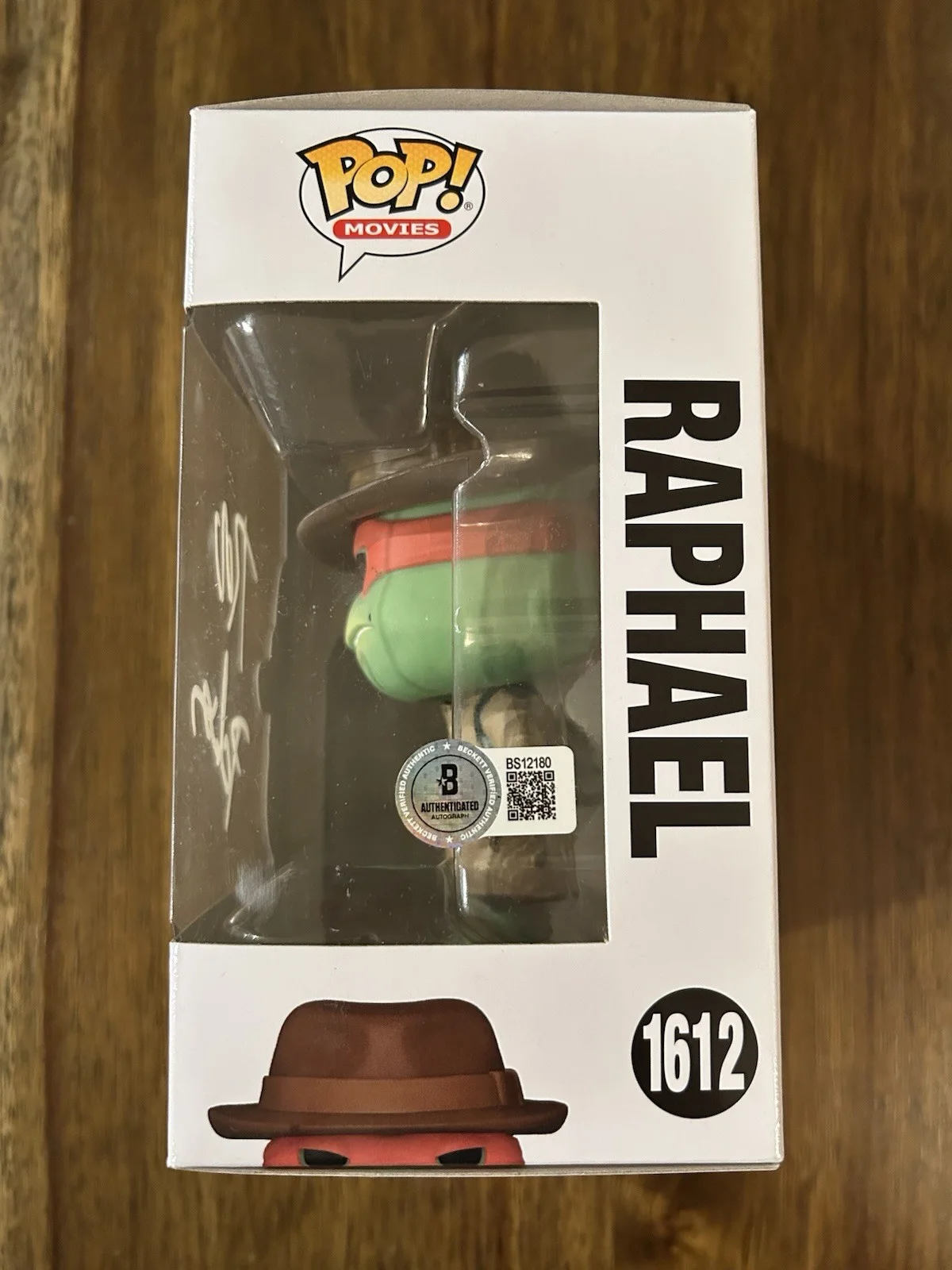 Rob Paulsen — Rob Paulsen ‘Teenage Mutant Ninja Turtles’ Signed ‘Raphael’ Funko Pop Beckett, изображение 2
