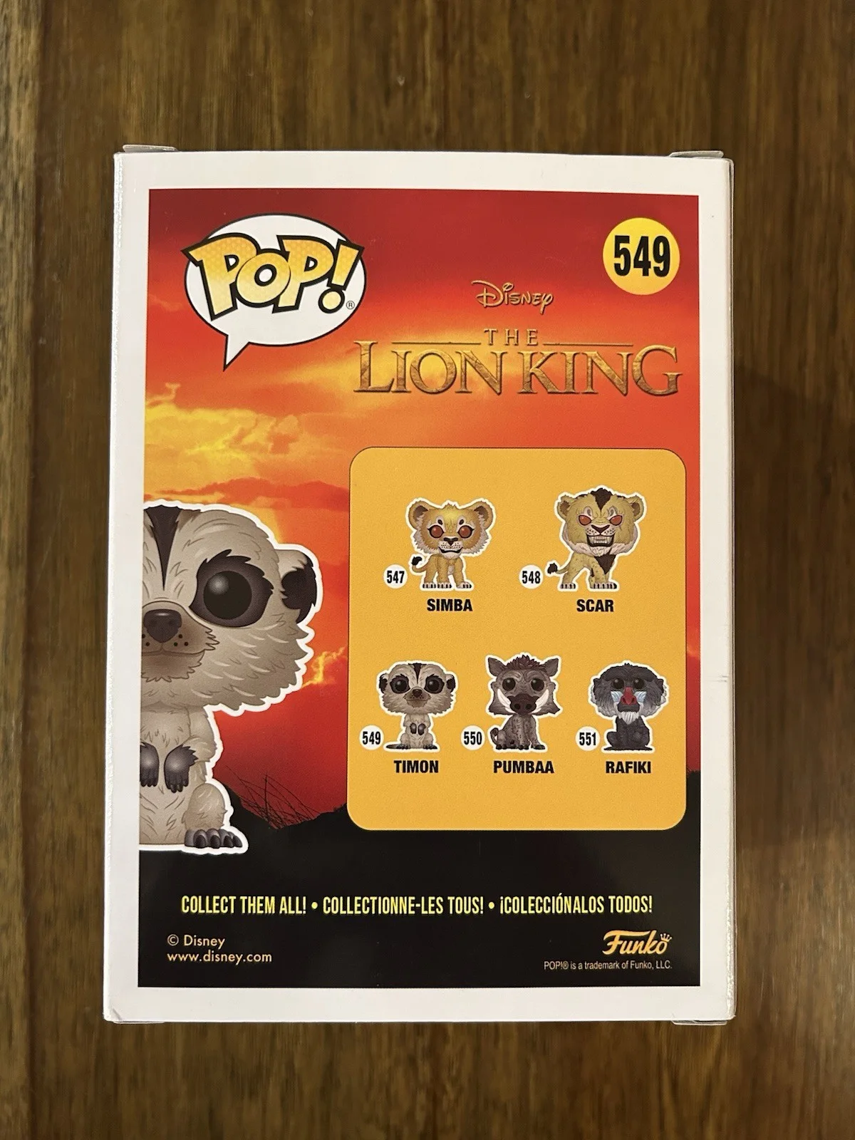 Billy Eichner ‘The Lion King’ Signed Funko Pop ‘Timon’ Beckett, image 3