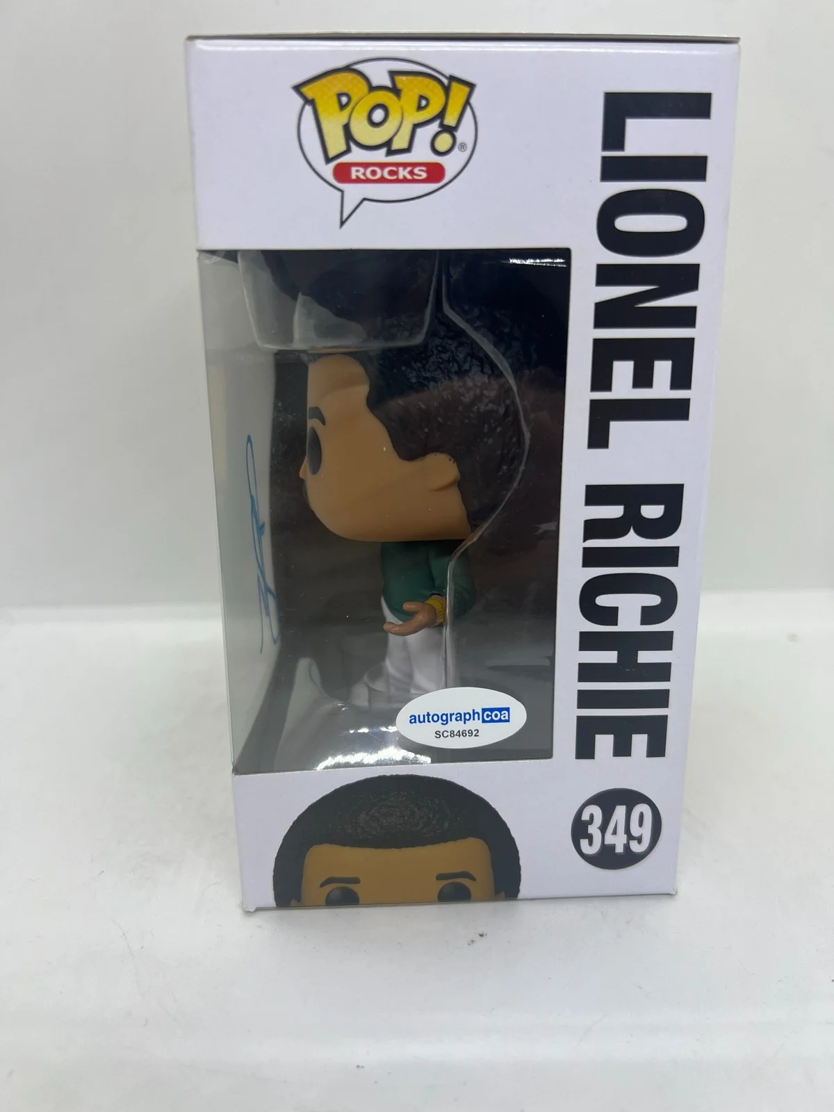 Lionel Richie Signed Autographed Funko Pop All Night Long #349 ACOA, image 2