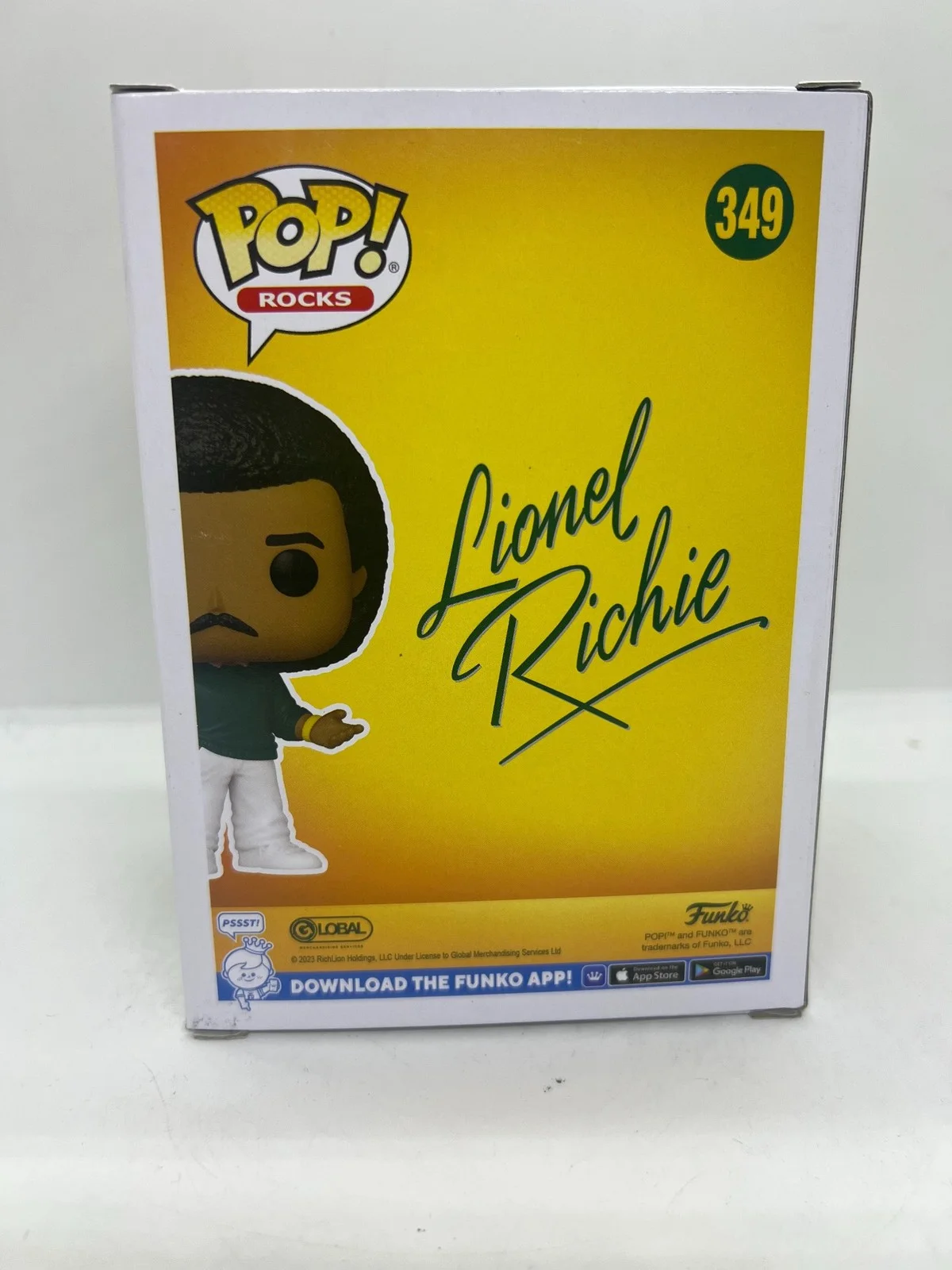 Lionel Richie Signed Autographed Funko Pop All Night Long #349 ACOA, image 4