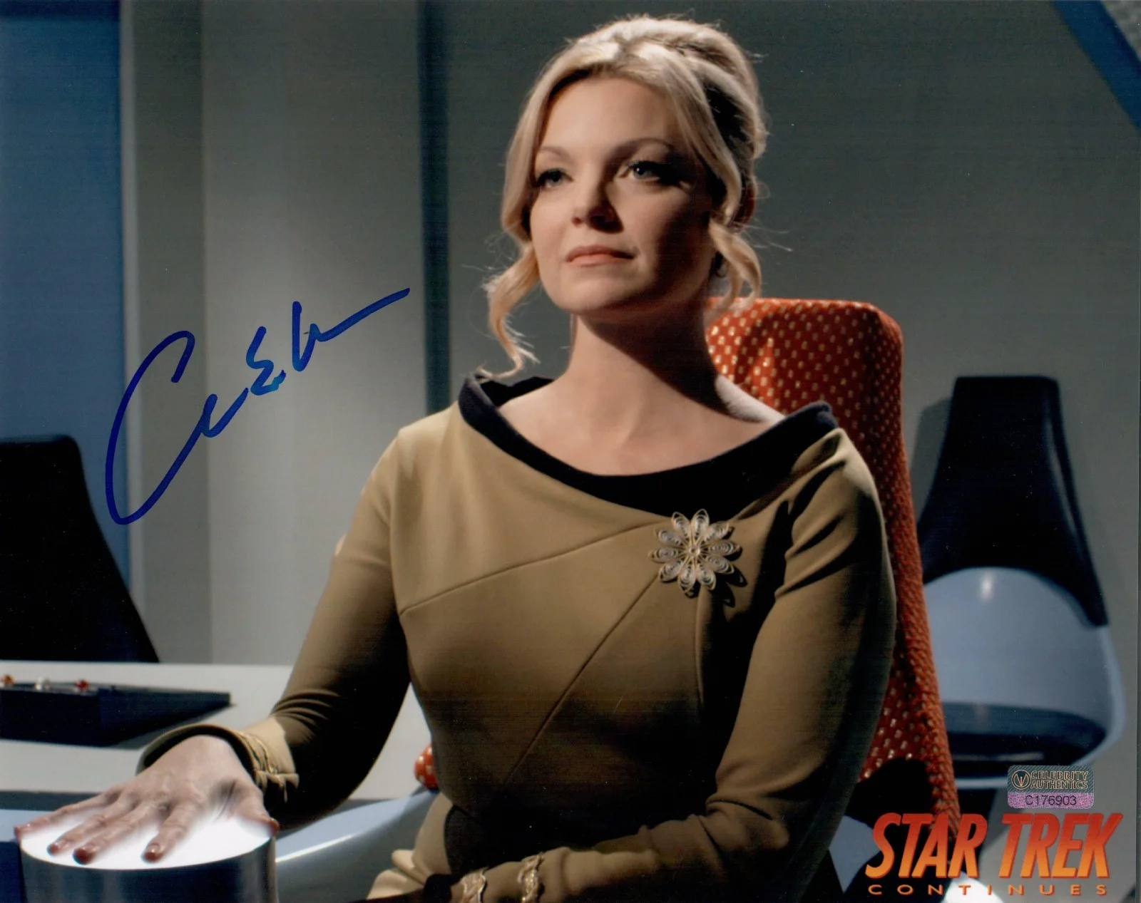 Clare Kramer — Clare Kramer 'Star Trek' Original Autographed 8x10 Signed photo w/ CA CoA & FSD