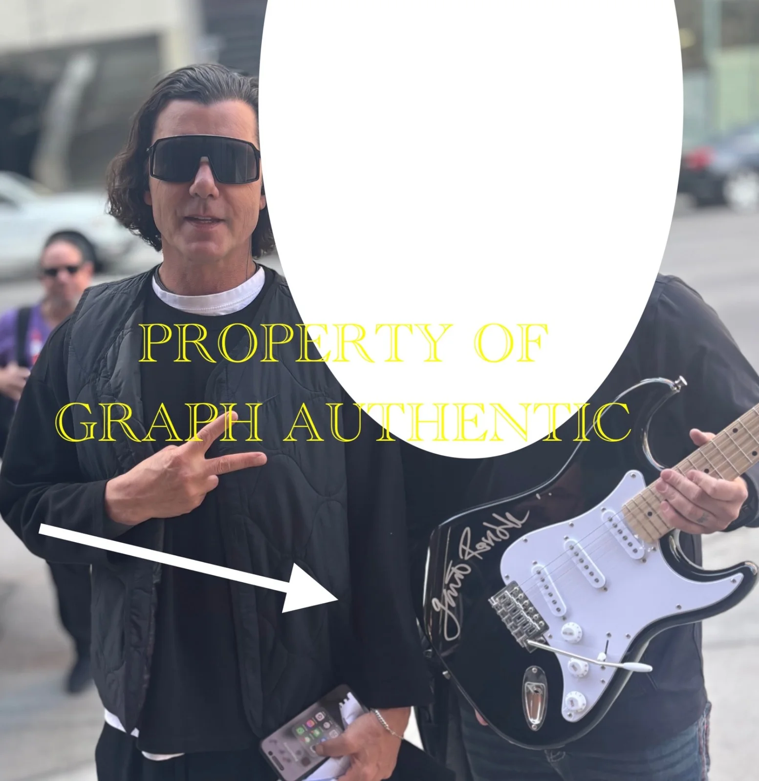 GAVIN ROSSDALE SIGNED AUTOGRAPHED GUITAR *EXACT PROOF* BUSH IN PERSON RARE, изображение 5
