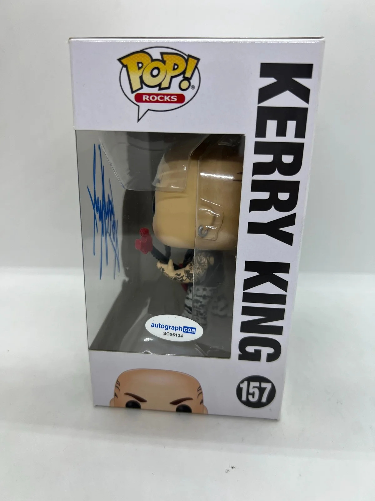 Kerry King Signed Autographed Funko Pop Slayer Guitar Legend #235 ACOA, изображение 2