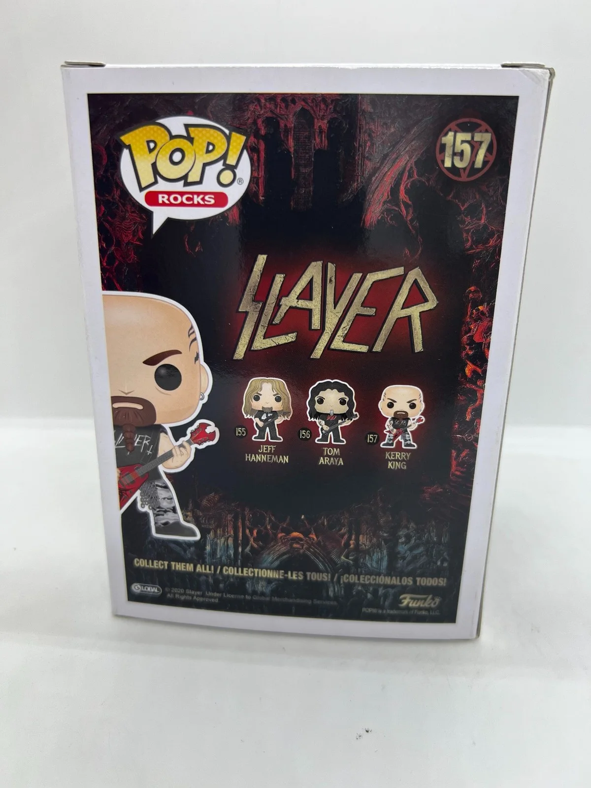 Kerry King Signed Autographed Funko Pop Slayer Guitar Legend #235 ACOA, изображение 3
