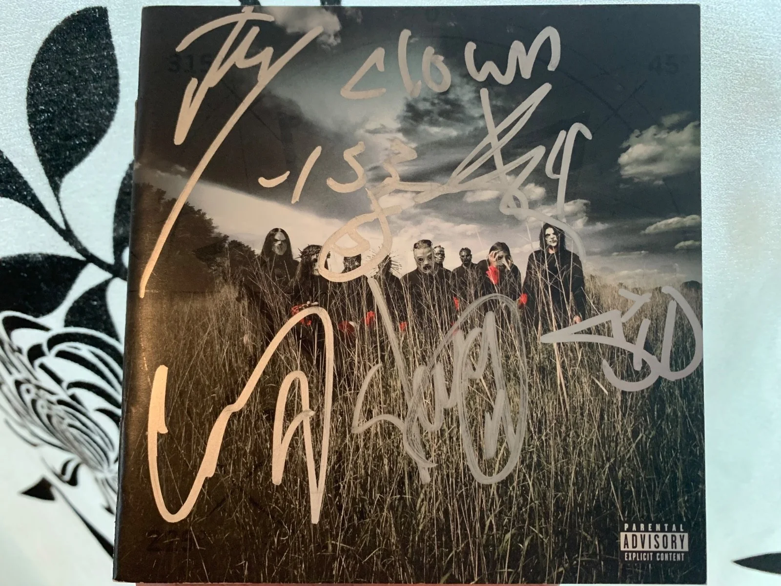 SLIPKNOT SIGNED AUTOGRAPHED X7 CD COVER RARE COREY CLOWN 133 JOEY SID JAY JIM, image 2
