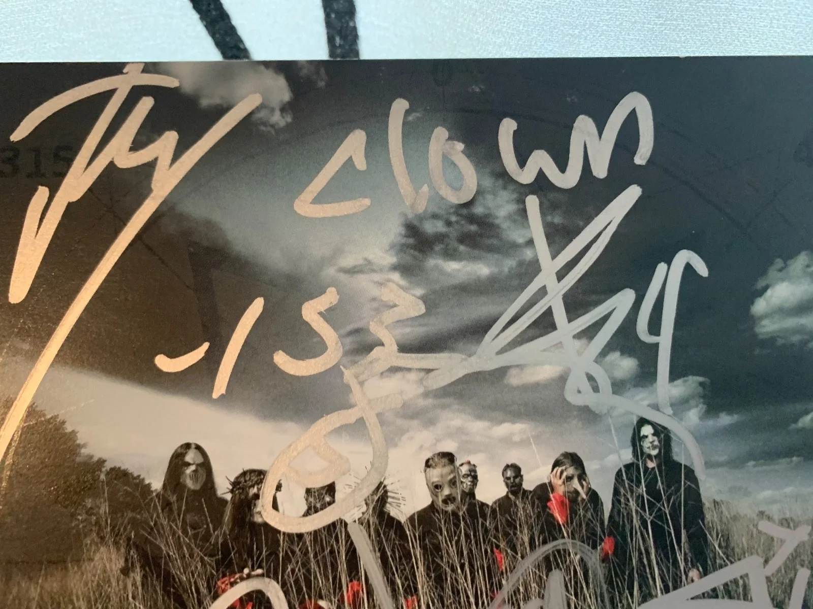 SLIPKNOT SIGNED AUTOGRAPHED X7 CD COVER RARE COREY CLOWN 133 JOEY SID JAY JIM, image 3