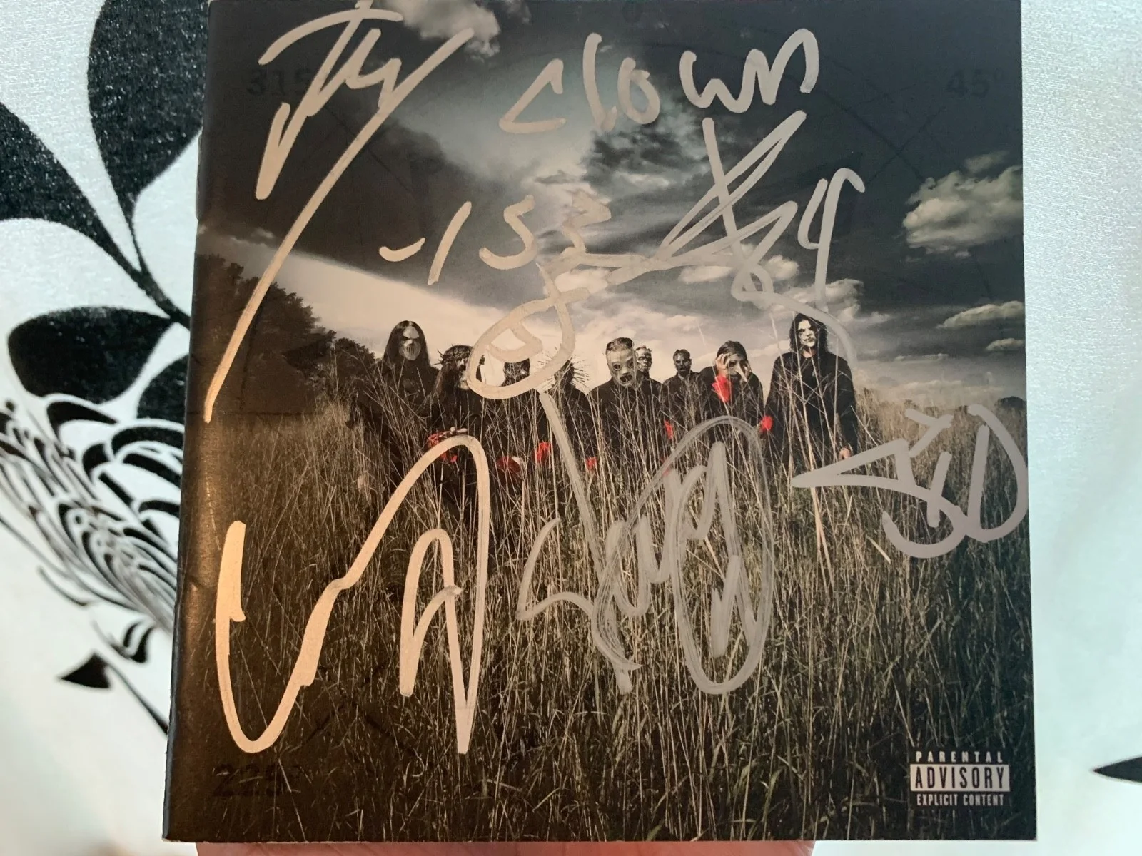 SLIPKNOT SIGNED AUTOGRAPHED X7 CD COVER RARE COREY CLOWN 133 JOEY SID JAY JIM, image 5