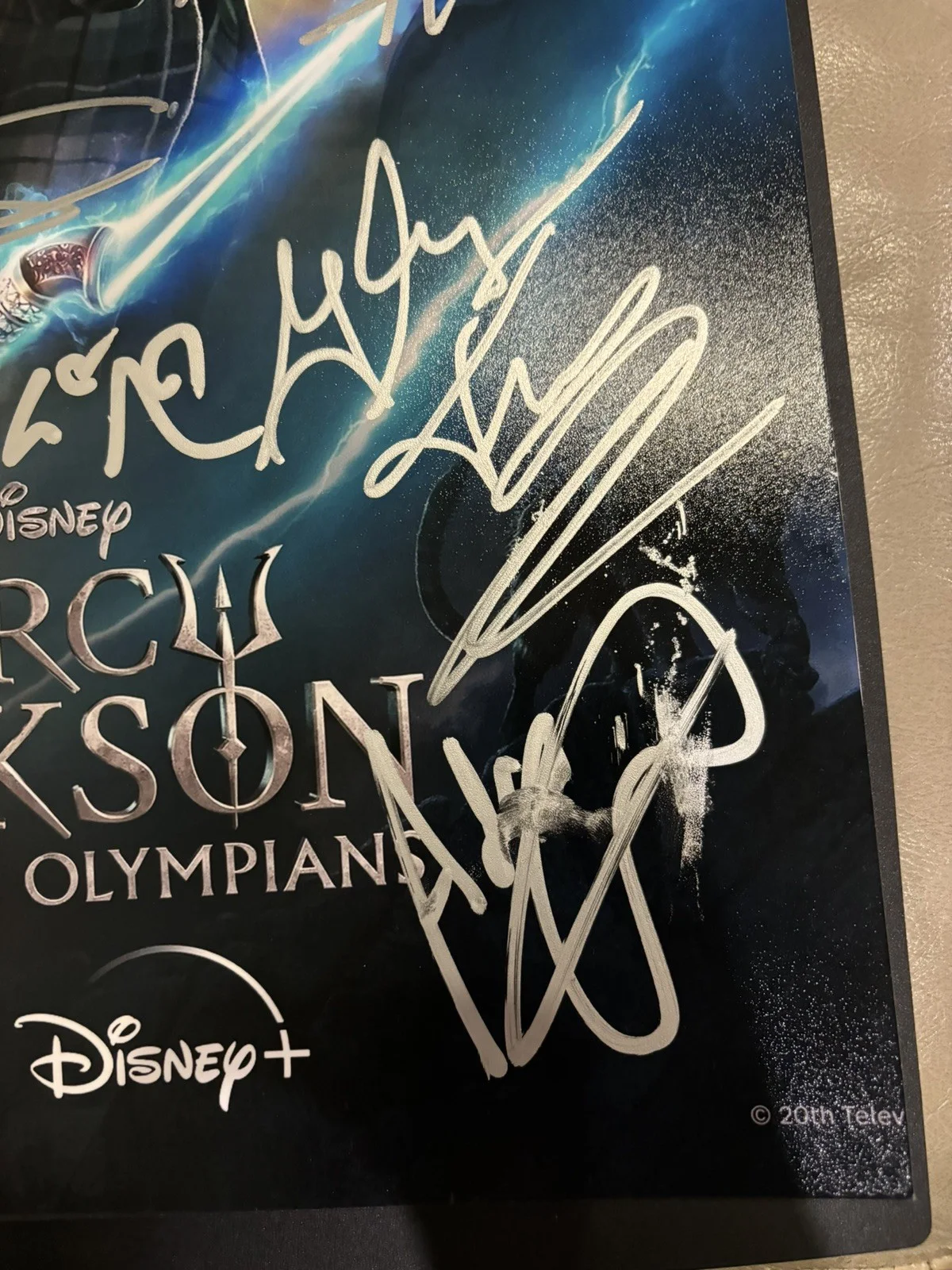 Walker Scobell — Percy Jackson and the Olympians 11x17 Photo Signed by Walker Scobell + Cast 7x, image 3