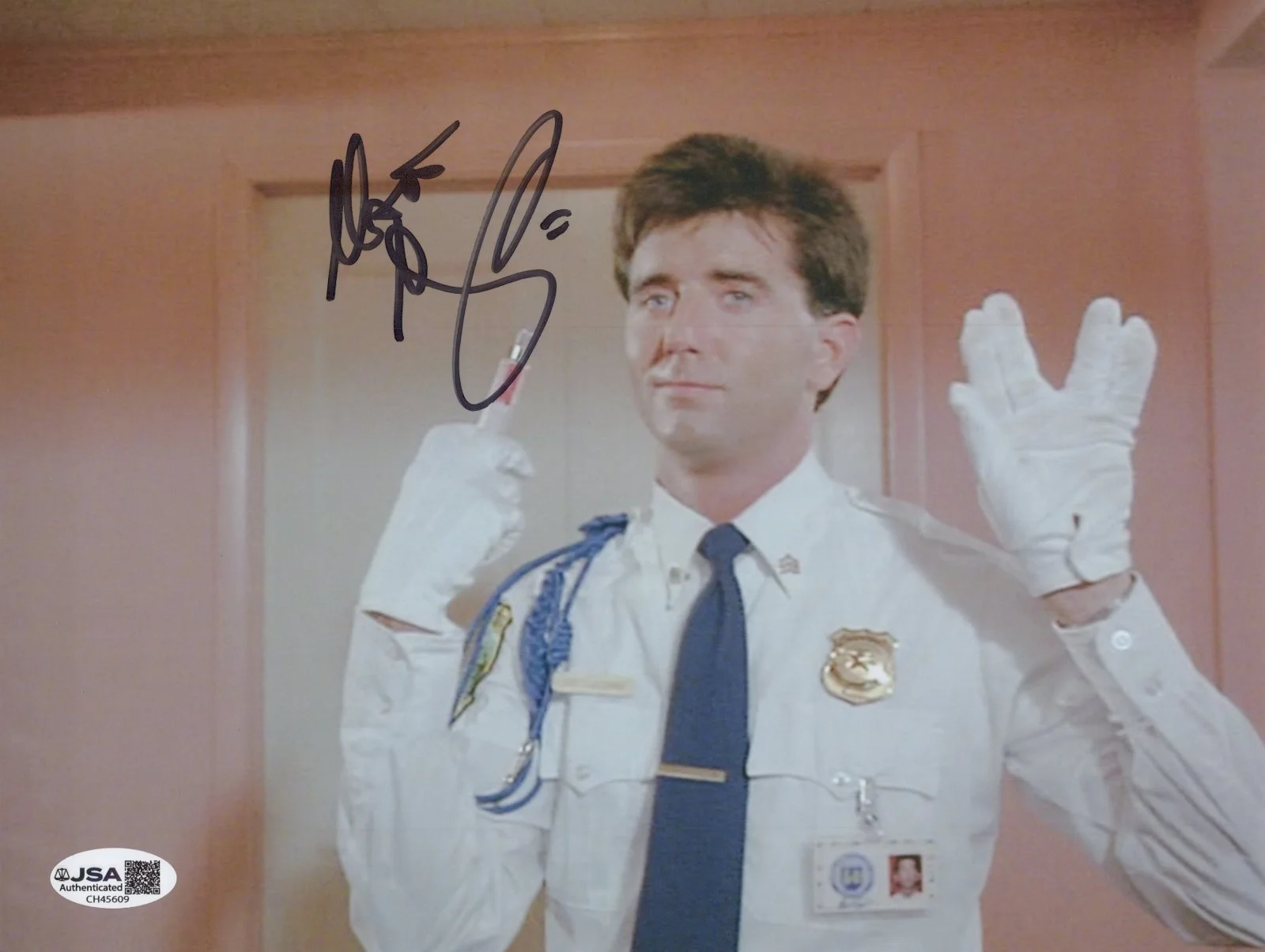 MATT MCCOY — MATT McCOY Signed POLICE ACADEMY 5 8x10 PHOTO NICK Autograph JSA COA CERT