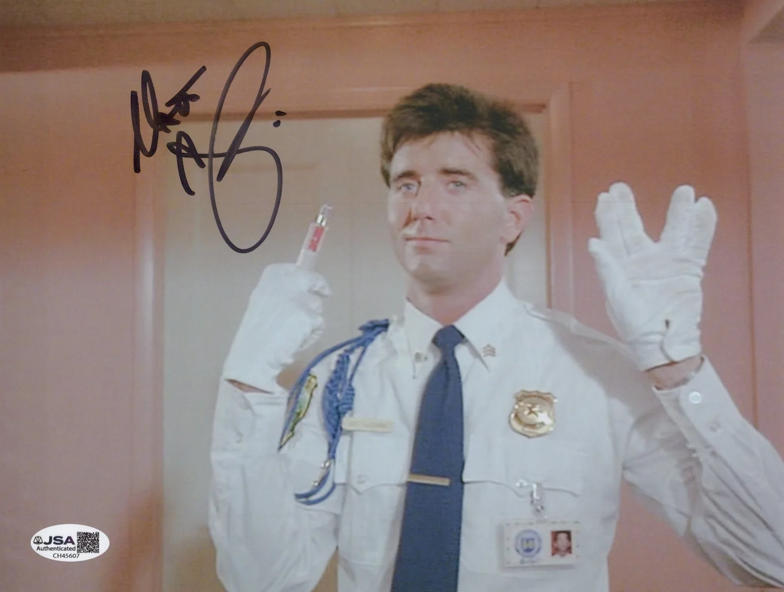 MATT MCCOY — MATT McCOY Signed POLICE ACADEMY 5 8x10 PHOTO NICK Autograph JSA COA CERT