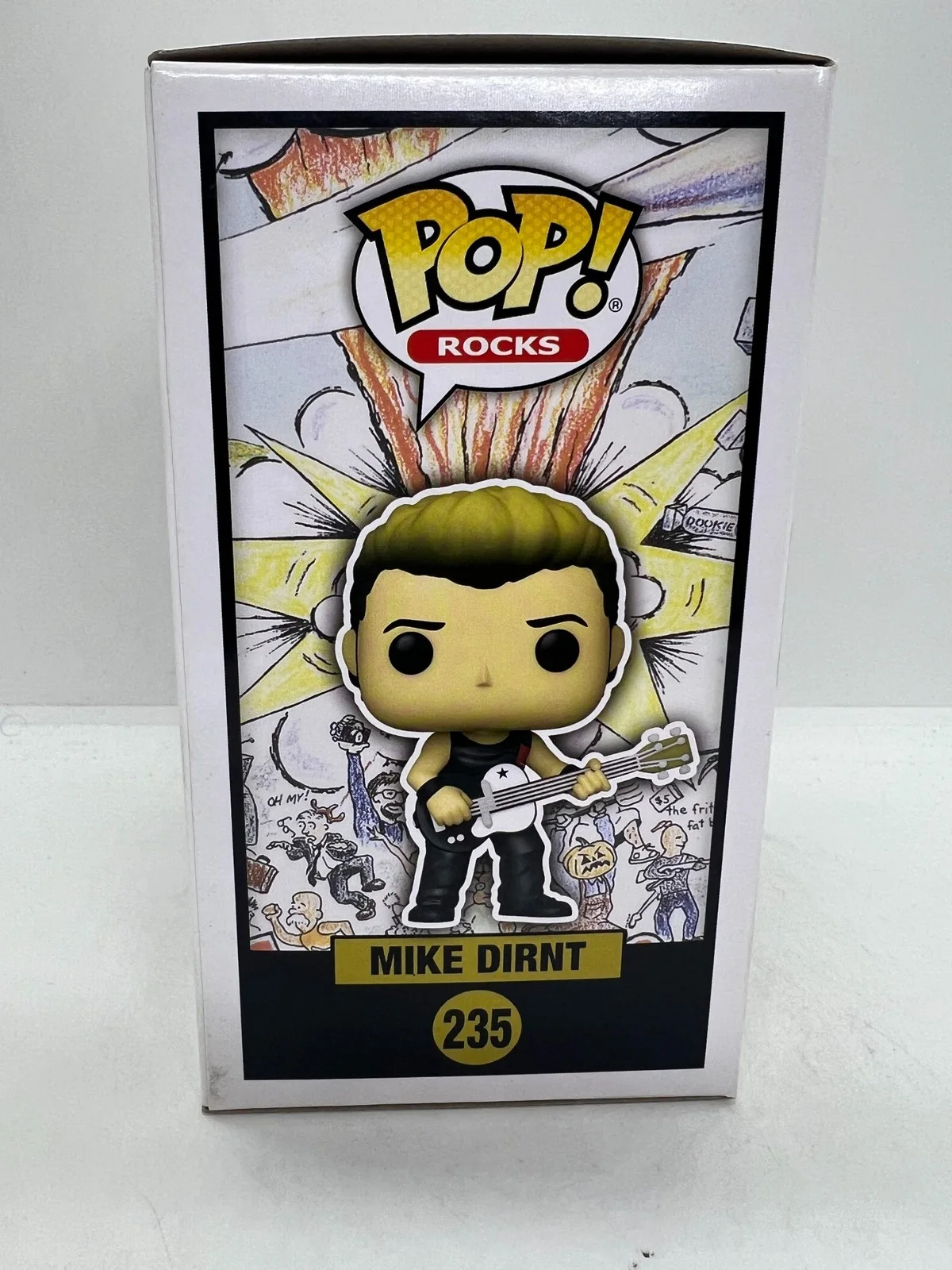 Mike Dirnt Signed Autographed Funko Pop Green Day #235 ACOA, image 3