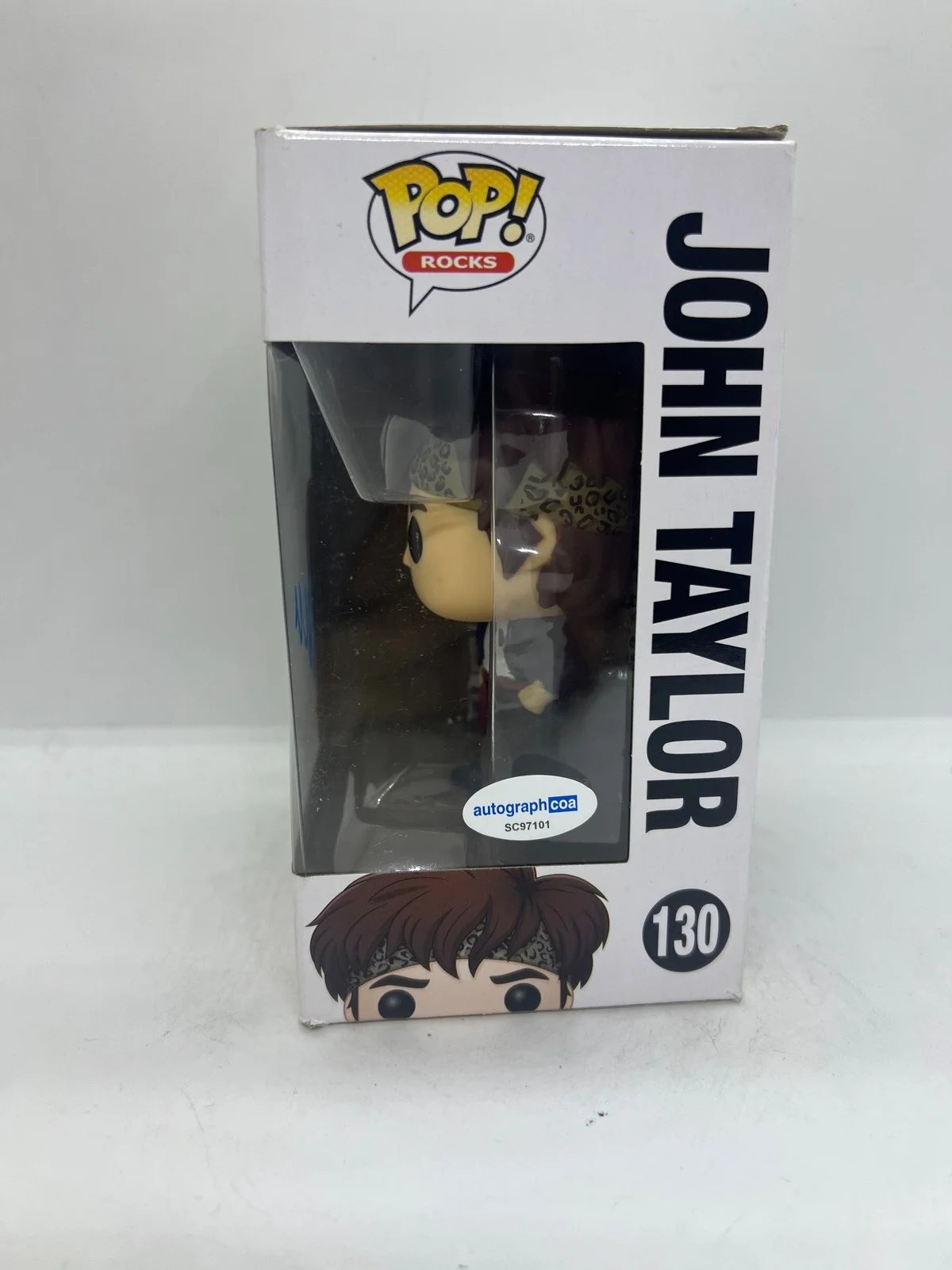 John Taylor Signed Autographed Funko Pop Duran Duran #130 ACOA #2, изображение 2