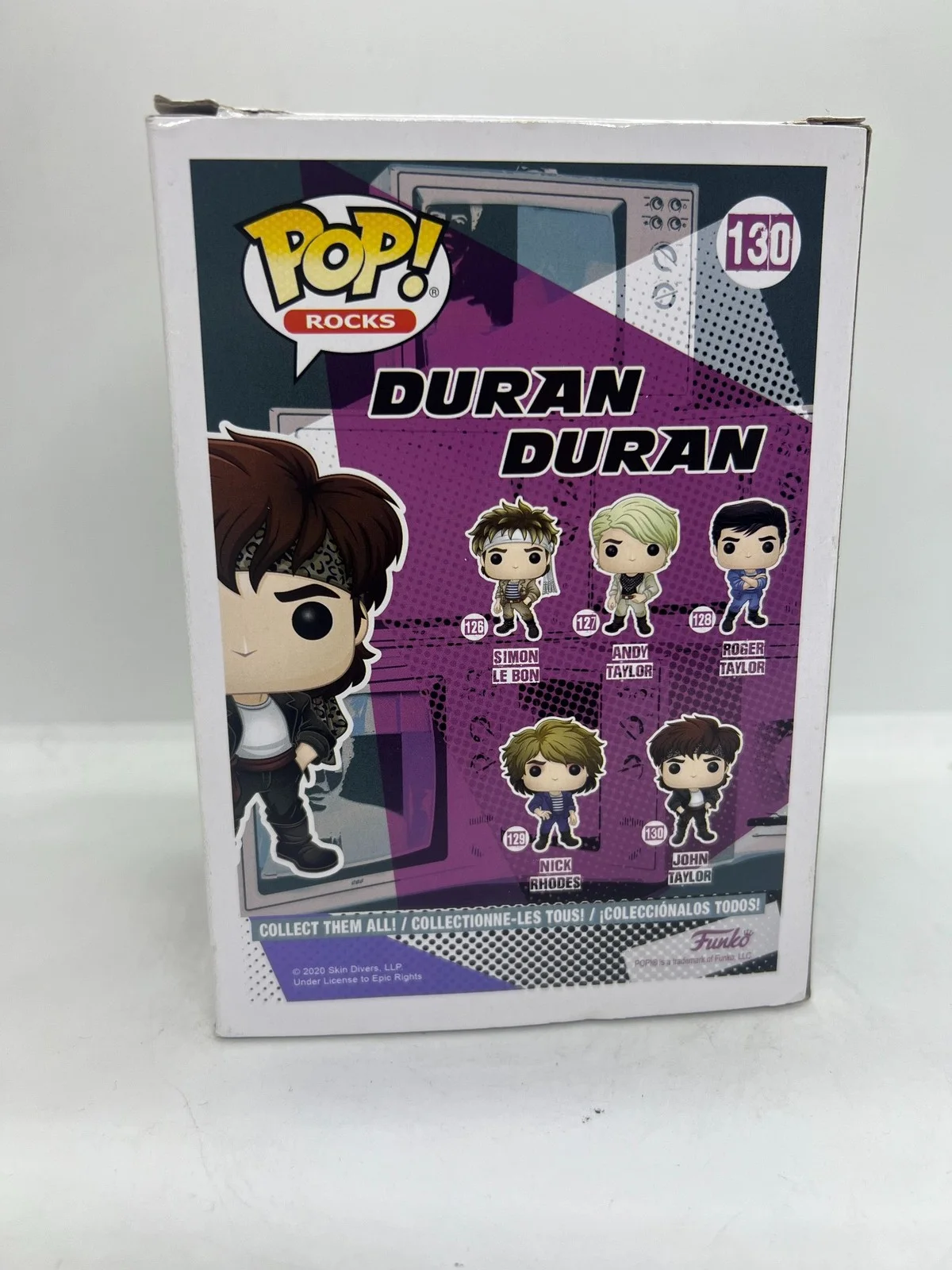 John Taylor Signed Autographed Funko Pop Duran Duran #130 ACOA #2, изображение 4