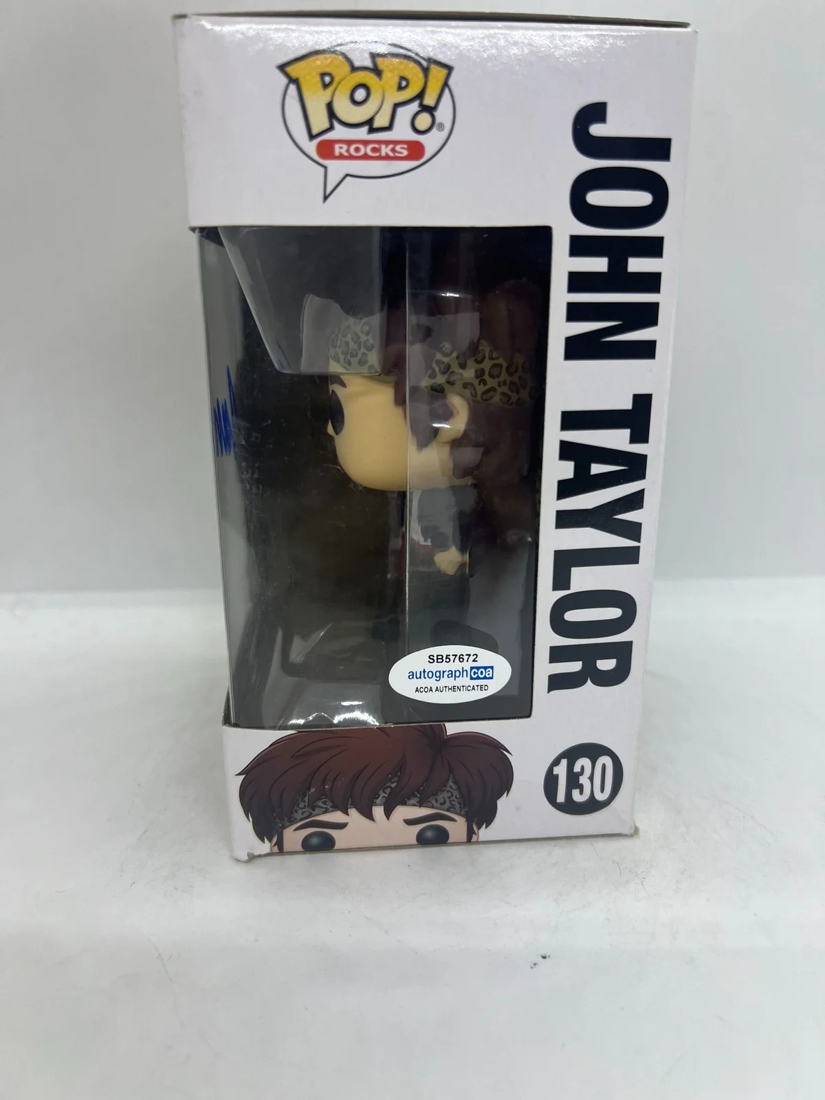 John Taylor Signed Autographed Funko Pop Duran Duran #130 ACOA, изображение 2