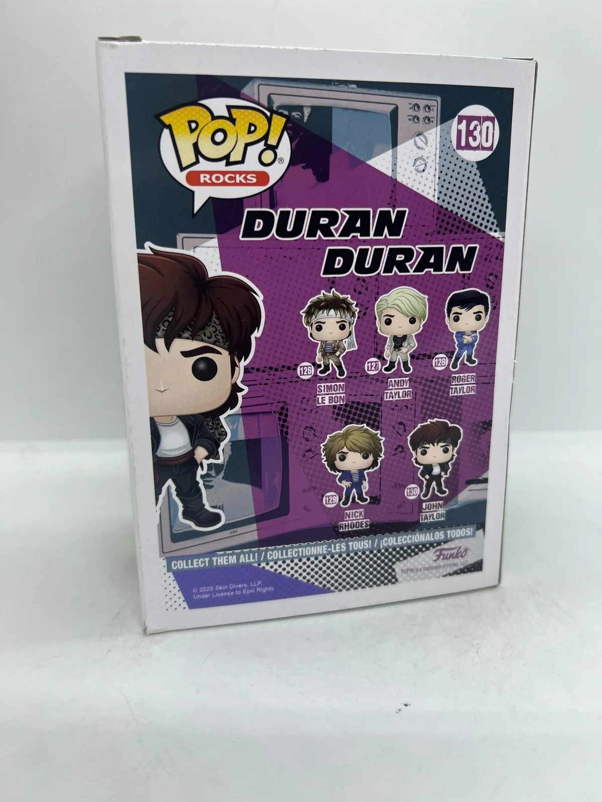 John Taylor Signed Autographed Funko Pop Duran Duran #130 ACOA, изображение 3