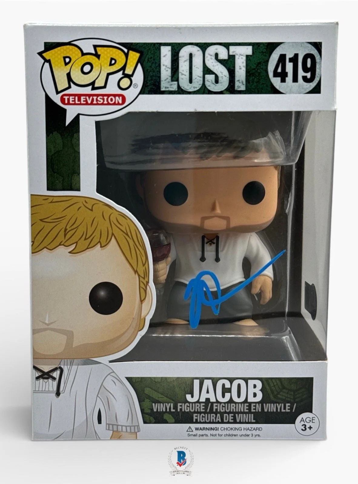 Mark Pellegrino — Mark Pellegrino Autograph Signed Lost Jacob Funko Pop with Beckett COA