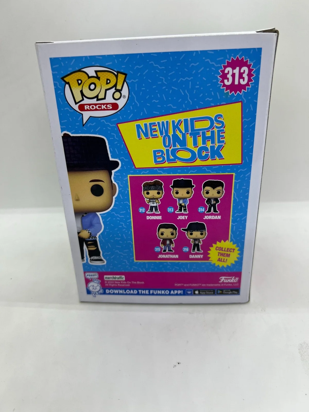 Joey McIntyre Signed Funko Pop Rapper New Kids On the Block #313 ACOA, изображение 4