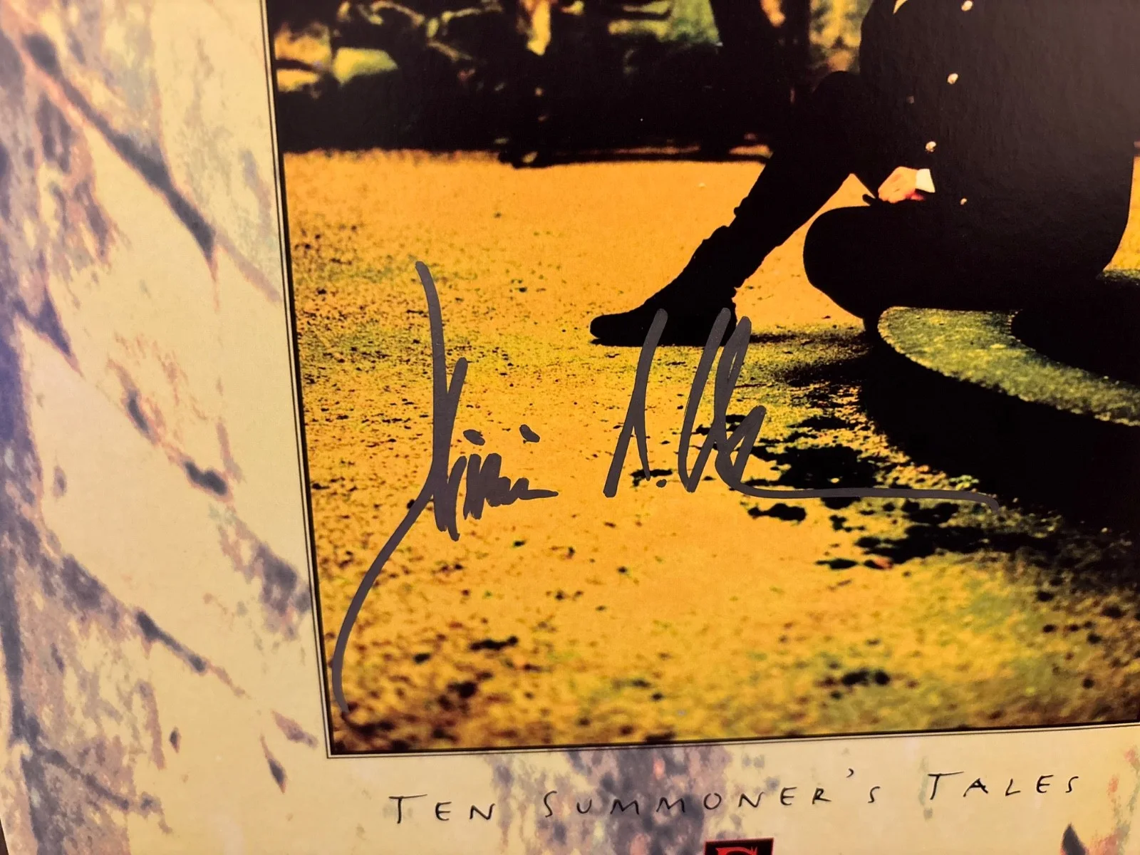 Sting Signed Autographed Ten Summoner’s Tales LP Vinyl Rare Rock Dominic Miller, изображение 2