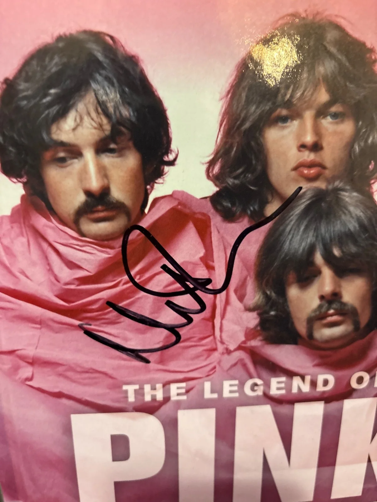 PINK FLOYD SIGNED AUTOGRAPHED BOOK DAVID GILMOUR & NICK MASON RARE X2 IN PERSON, изображение 3
