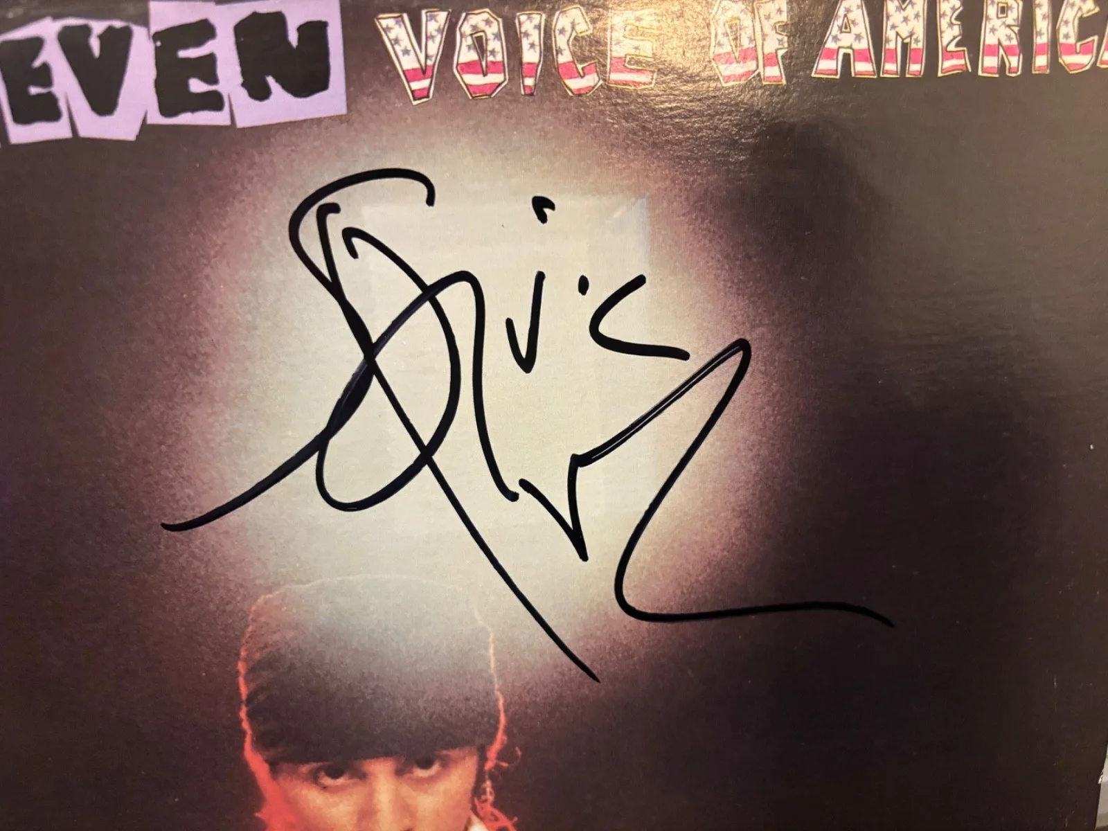 Little Steven Signed Autographed Voice Of America LP VINYL Rare SOPRANOS, изображение 2