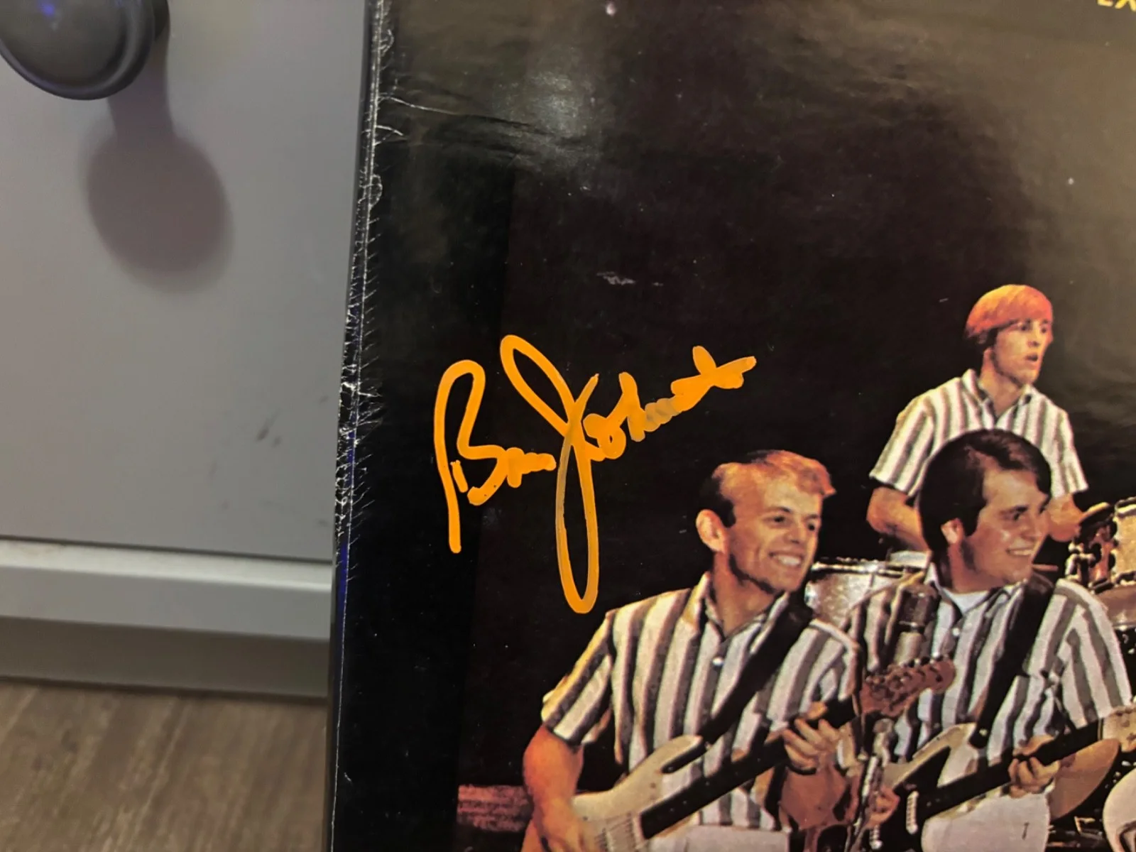 THE BEACH BOYS SIGNED AUTOGRAPHED LP VINYL RARE MIKE LOVE BRUCE JOHNSTON, image 3