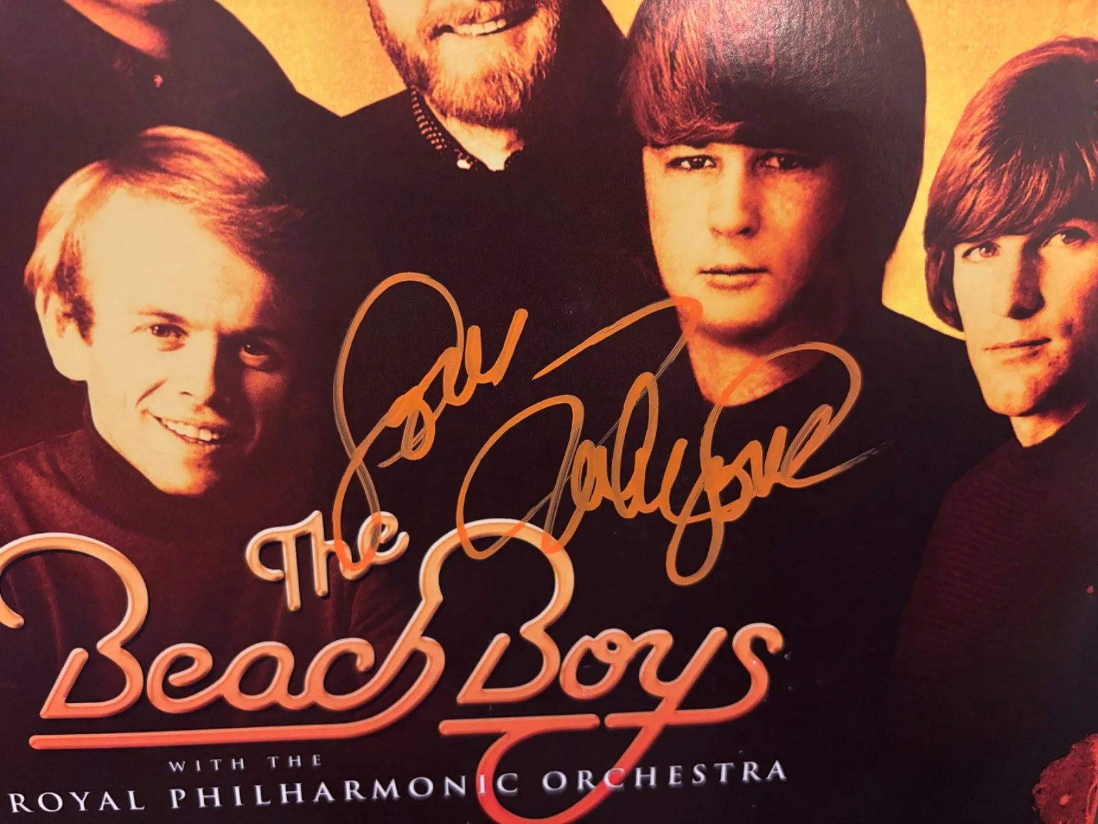 THE BEACH BOYS SIGNED AUTOGRAPHED LP VINYL RARE MIKE LOVE BRUCE JOHNSTON 3, image 2