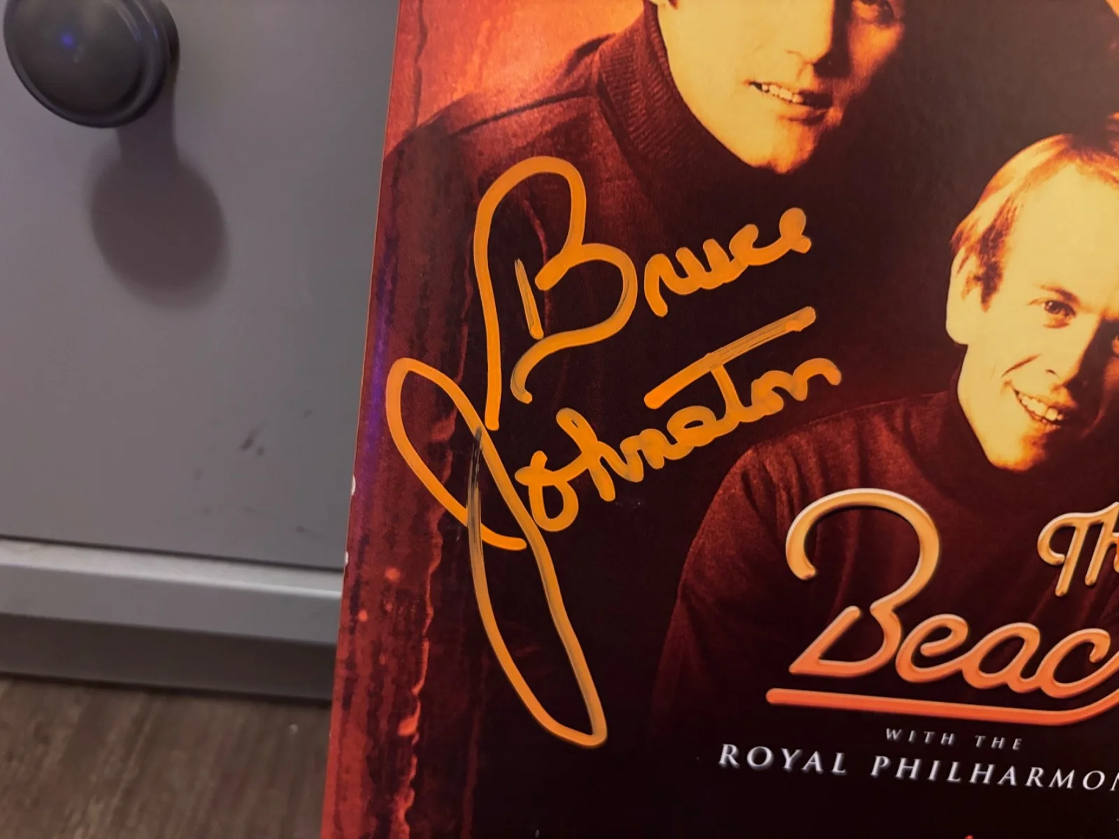 THE BEACH BOYS SIGNED AUTOGRAPHED LP VINYL RARE MIKE LOVE BRUCE JOHNSTON 3, image 3