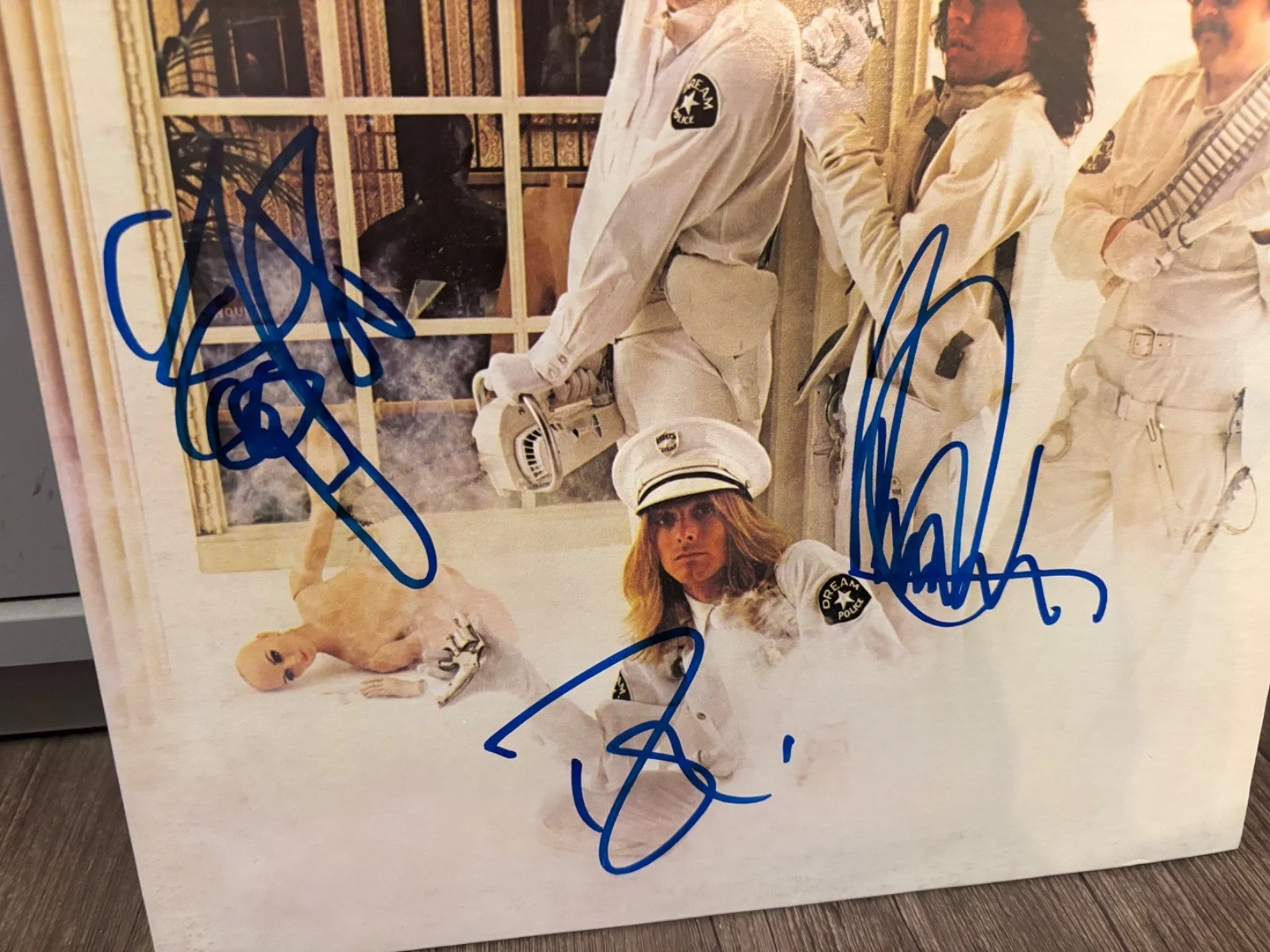 CHEAP TRICK SIGNED AUTOGRAPHED LP VINYL RARE X3 RICK NIELSEN RARE IN PERSON 4, изображение 2
