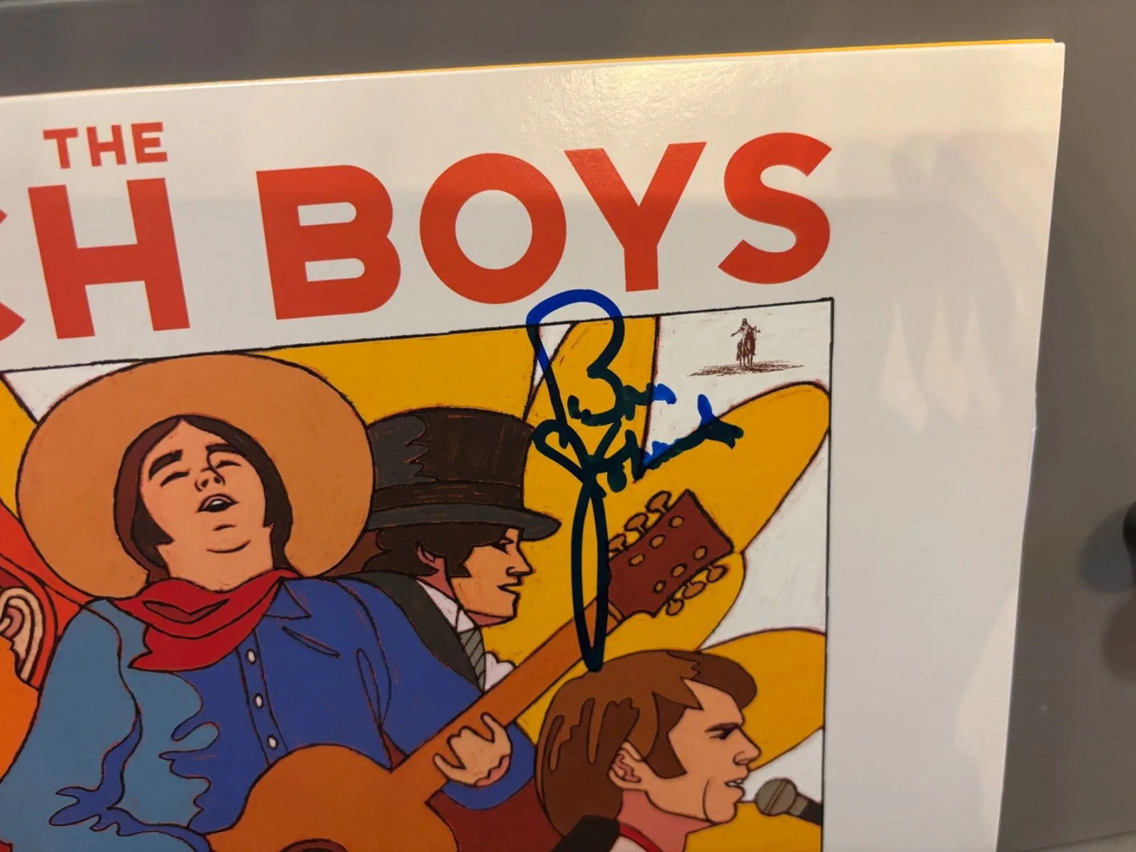 THE BEACH BOYS SIGNED AUTOGRAPHED LP VINYL RARE MIKE LOVE BRUCE JOHNSTON 4, image 2