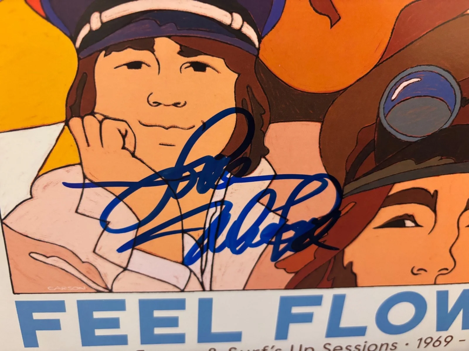 THE BEACH BOYS SIGNED AUTOGRAPHED LP VINYL RARE MIKE LOVE BRUCE JOHNSTON 4, image 3