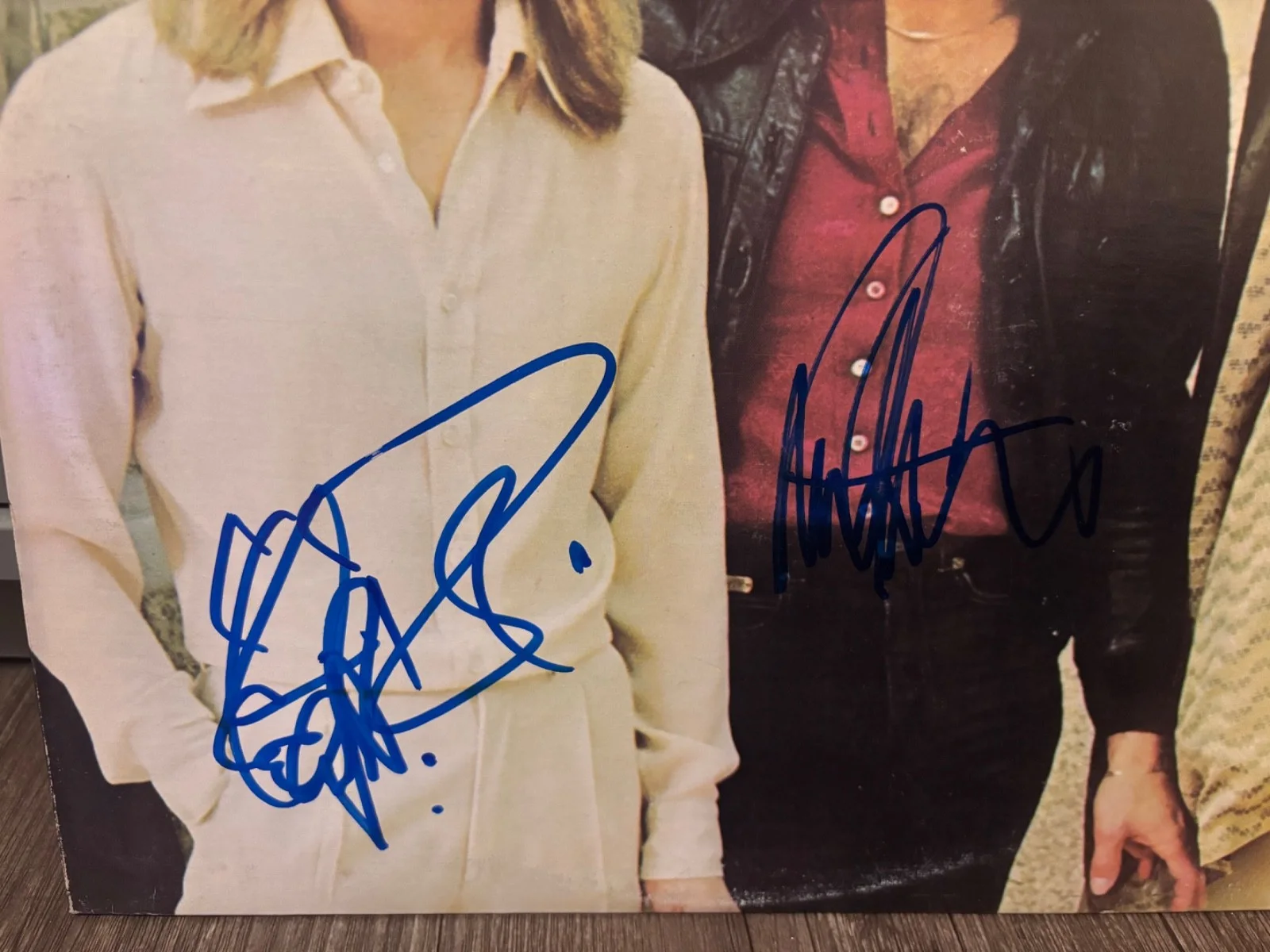 CHEAP TRICK SIGNED AUTOGRAPHED LP VINYL RARE X3 RICK NIELSEN RARE IN PERSON 2, изображение 2