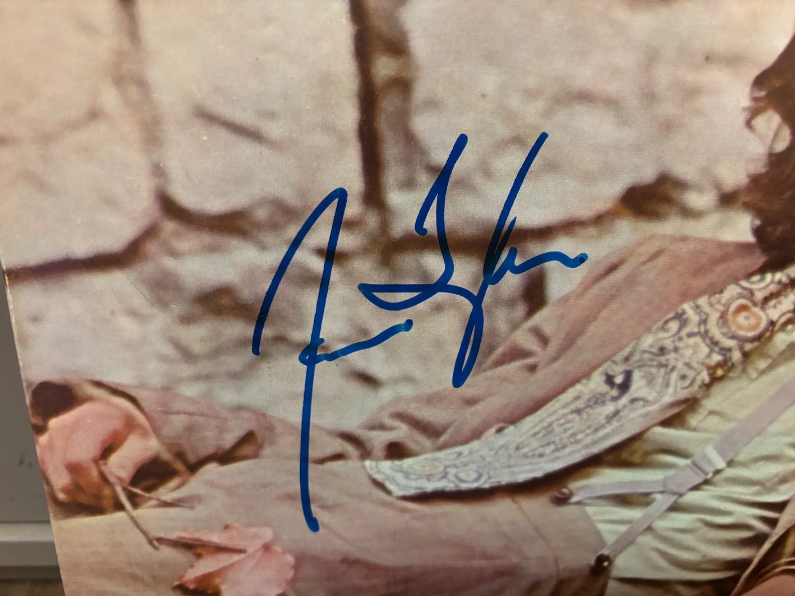 JAMES TAYLOR SIGNED AUTOGRAPHED LP VINYL IN PERSON RARE LEGEND, image 2