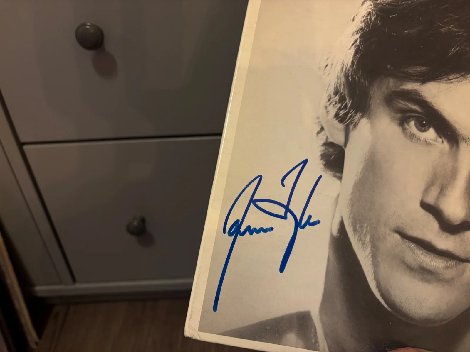 JAMES TAYLOR SIGNED AUTOGRAPHED LP VINYL RARE IN PERSON LEGEND PROOF, image 2