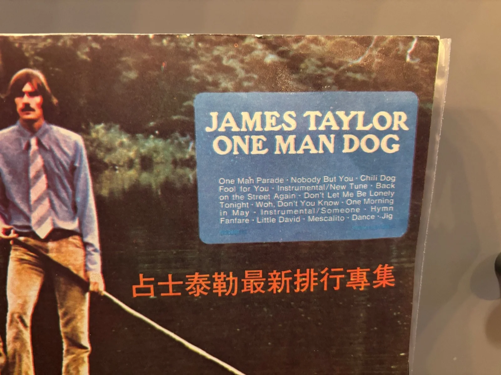 JAMES TAYLOR SIGNED AUTOGRAPHED LP VINYL RARE KOREAN PRESS RARE IN PERSON, изображение 3