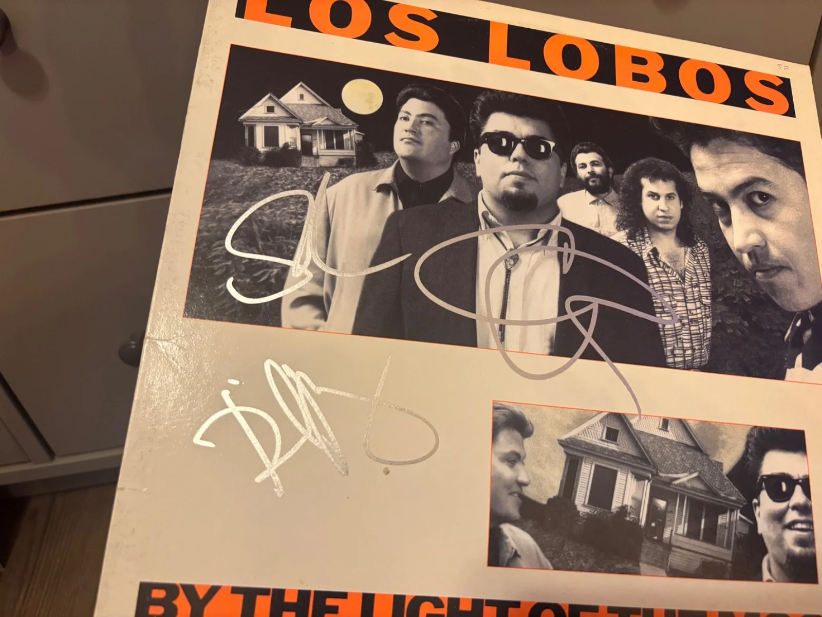 LOS LOBOS SIGNED AUTOGRAPHED LP VINYL X3 CESAR RAMOS IN PERSON (4), изображение 2