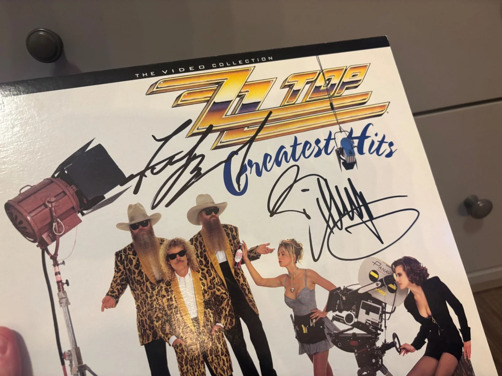 ZZ TOP SIGNED AUTOGRAPHED LP VINYL GREATEST HITS BILLY GIBBONS & FRANK BEARD, изображение 2