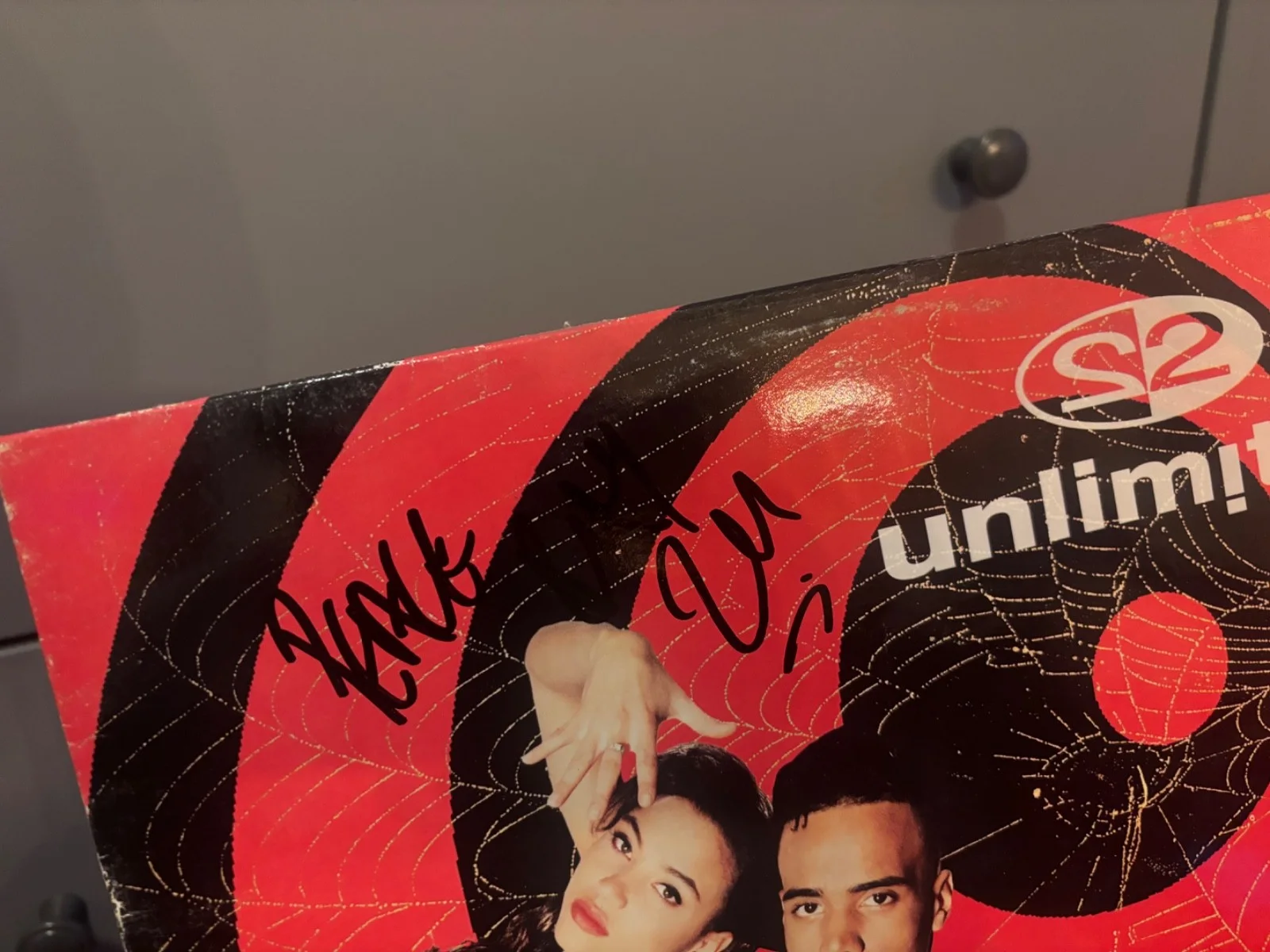 2 Unlimited Signed Autographed No One LP Vinyl Rare Pop Ray Slijngaard (2), изображение 2