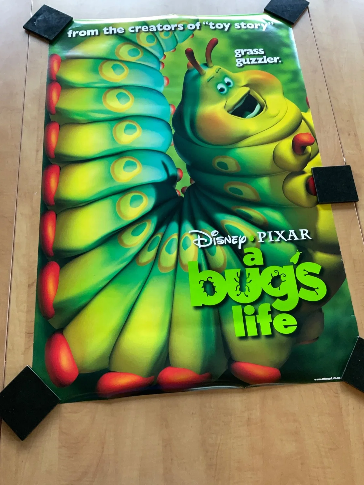 Pixar A Bug's Life original d/s one sheet poster 27 x 40 inch, image 2