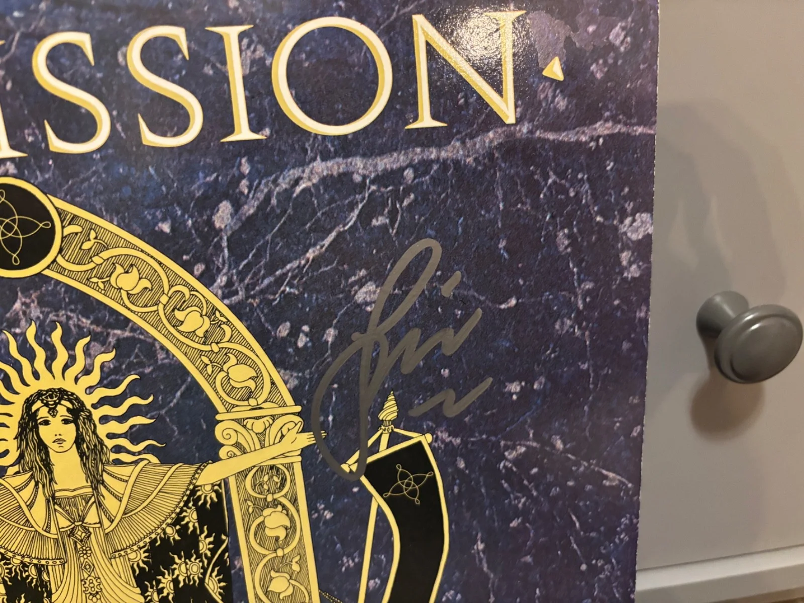 THE MISSION SIGNED AUTOGRAPHED LP VINYL GODS OWN MEDICINE X3 WAYNE HUSSEY RARE, изображение 3