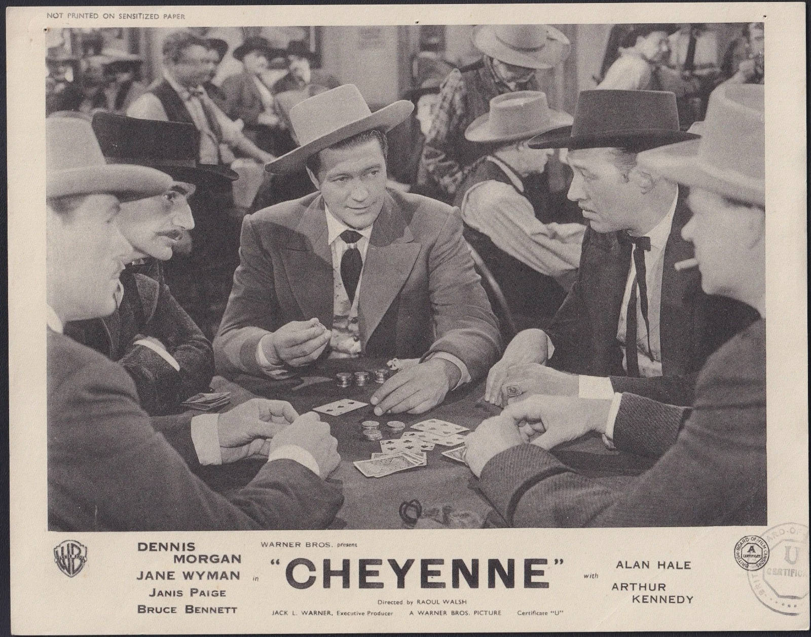 Cheyenne 7x ORIGINAL UK FOH Lobby Cards Jane Wyman Dennis Morgan 1947, изображение 3