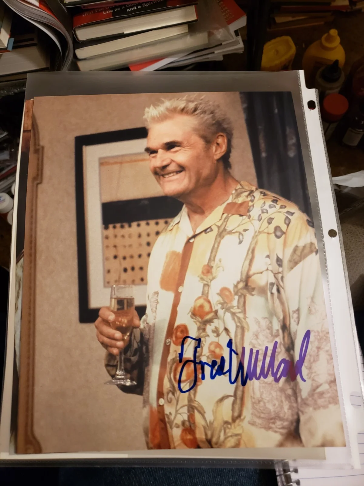 fred willard — Fred Willard Signed 8X10 Color Photo Spinal Tap Best In Show Fernwood Tonight