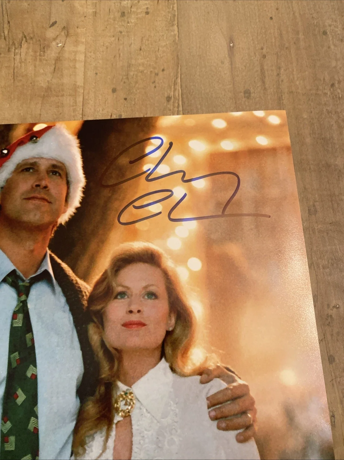 Chevy Chase Signed 11x14 National Lampoon's Christmas Vacation Photo Beckett COA, изображение 2