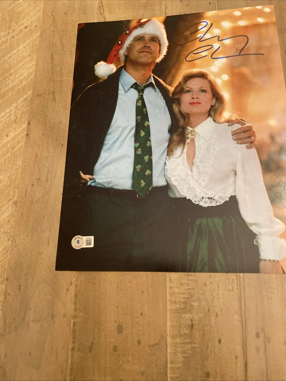 Chevy Chase Signed 11x14 National Lampoon's Christmas Vacation Photo Beckett COA, изображение 4