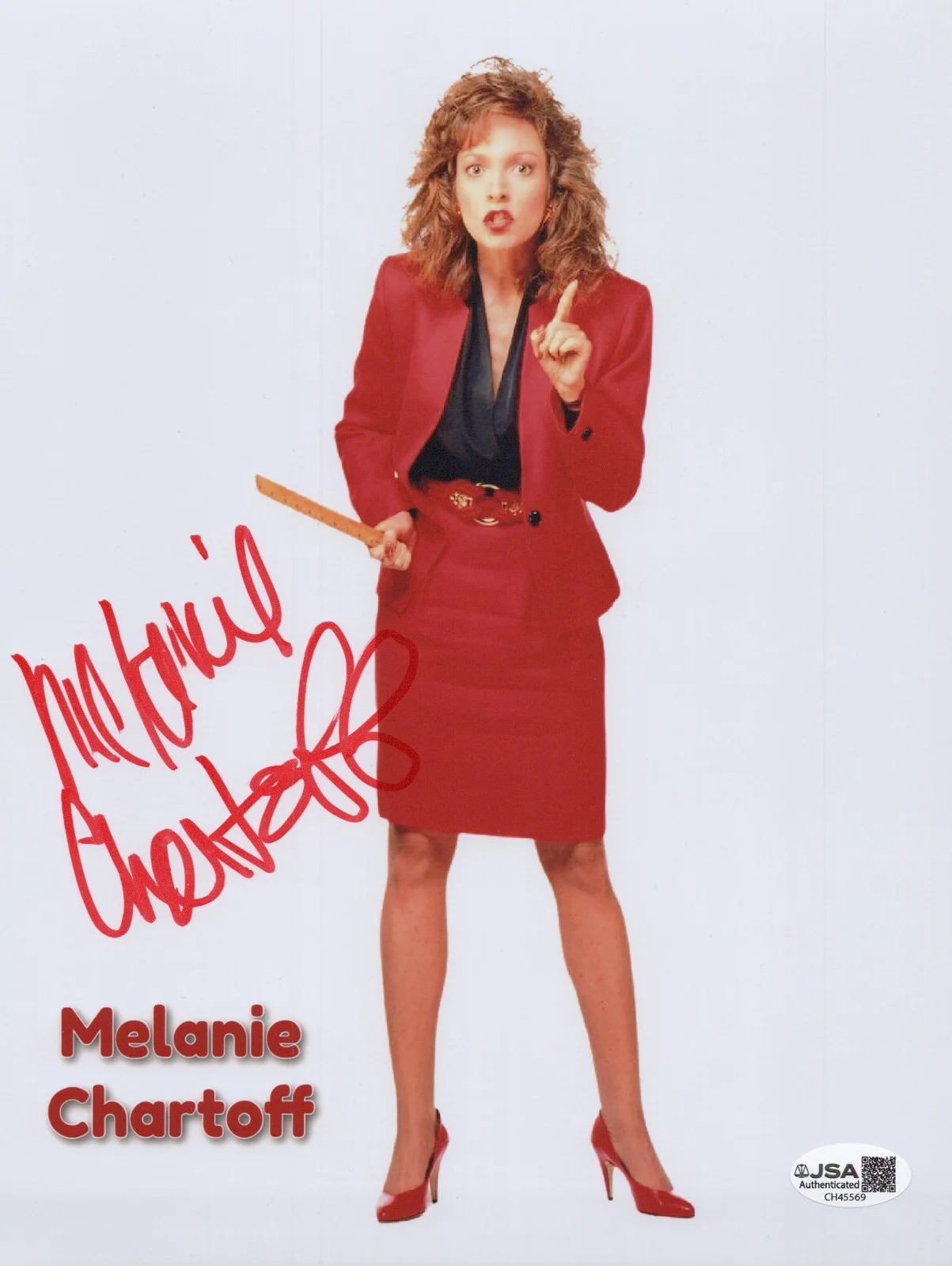 MELANIE CHARTOFF — MELANIE CHARTOFF Signed PARKER LEWIS CAN'T LOSE 8x10 Photo Autograph JSA COA