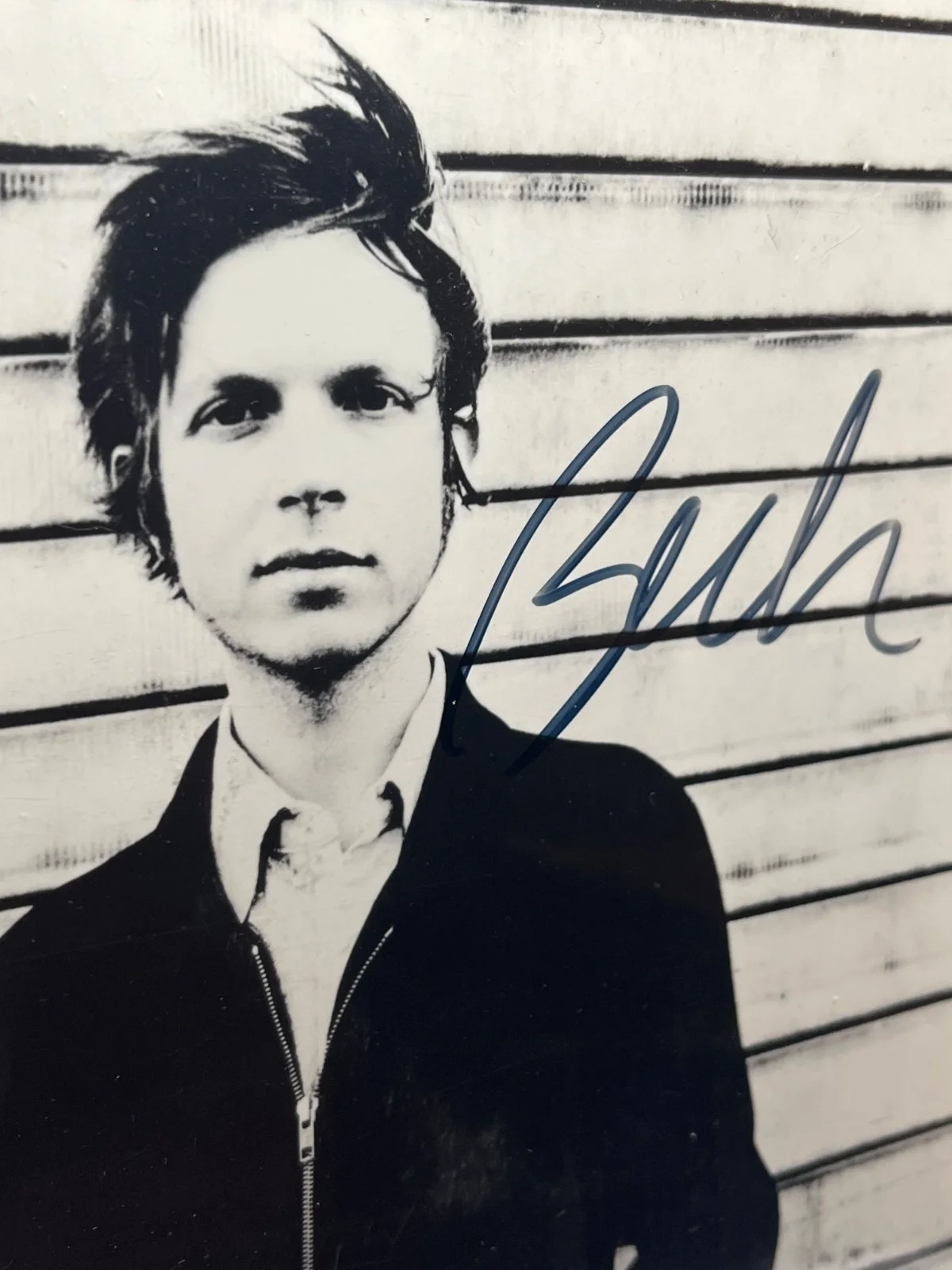BECK Hansen | Signed 8x10 Photo Display Plaque | RARE Autograph | EX Condition!!, image 2