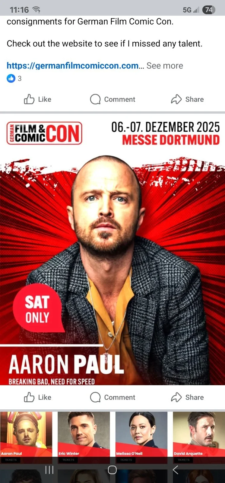 Aaron Paul — Aaron Paul Jesse Pinkman Breaking Bad 2014 Cryptozoic PROMO FINE INK Auto, image 3